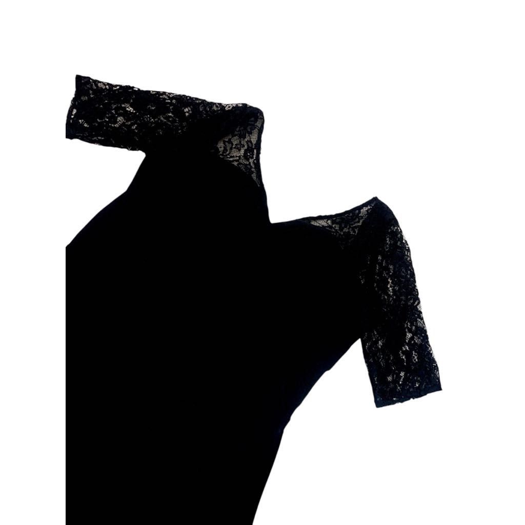Other Long Maxi Formal Gown Dress Black 1/2 Sleeve Lace 3XL Women Size 3XL / US 20-22 - 8 Thumbnail