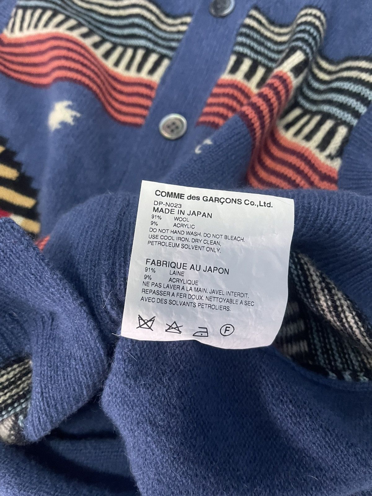 Comme des Garcons × Japanese Brand × Vintage 🔥HOT🇯🇵🔥VTG COMME DES GARCONS HOMME DEUX VEST BLUE VERY RARE Size M / US 6-8 / IT 42-44 - 5 Thumbnail