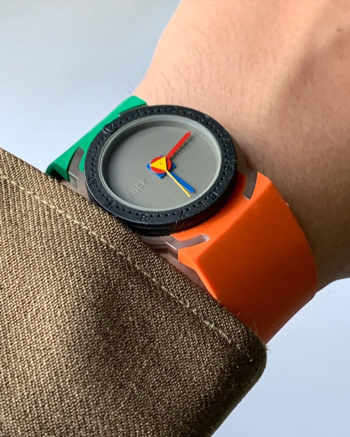 Vintage 1992 VERNER PANTON CLICK CLOCK WATCH Size ONE SIZE - 10 Thumbnail