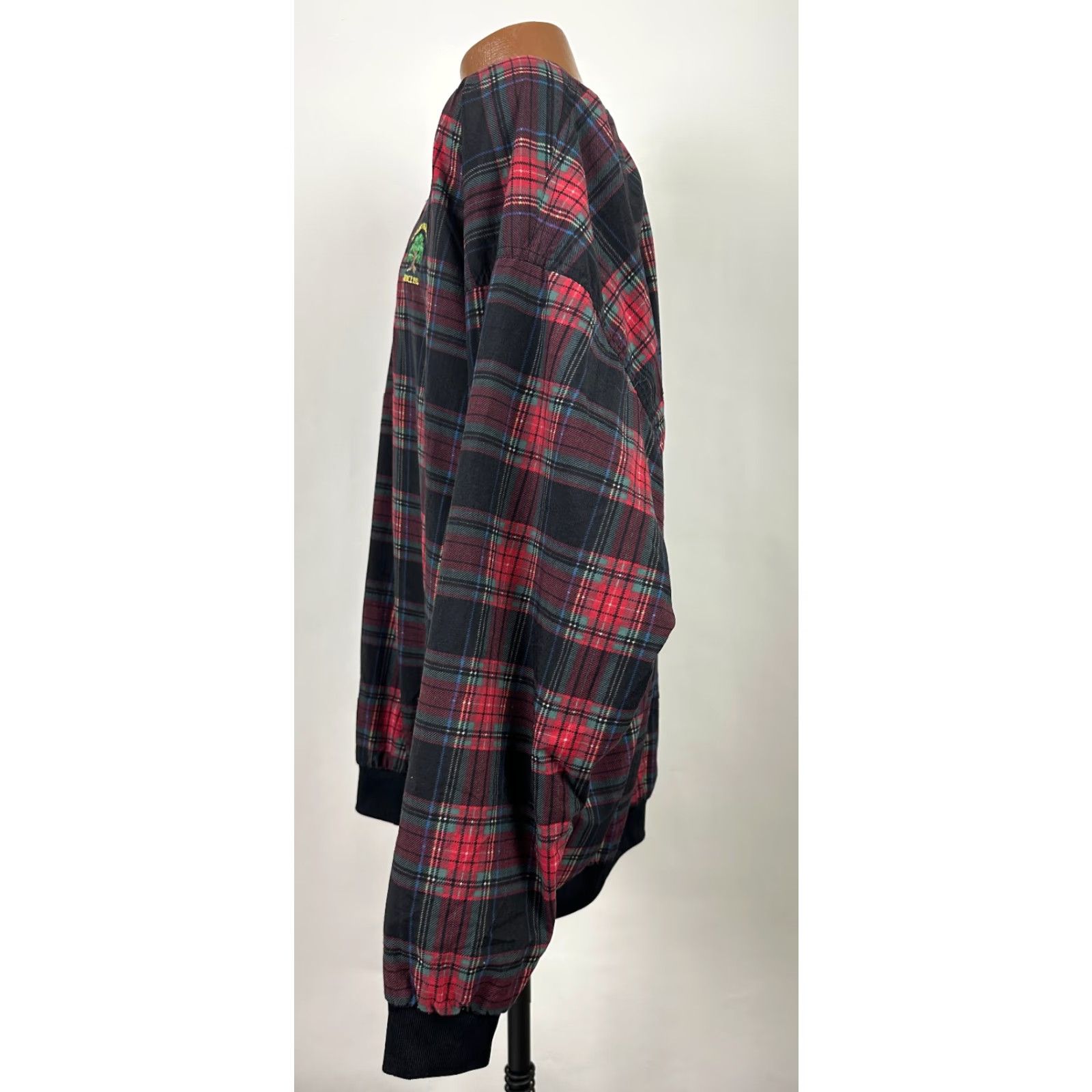Vintage VINTAGE Winner Mate Golf Windbreaker Pullover Jacket XL Black Plaid 90s Outdoor Sports Mens Size US XL / EU 56 / 4 - 5 Thumbnail