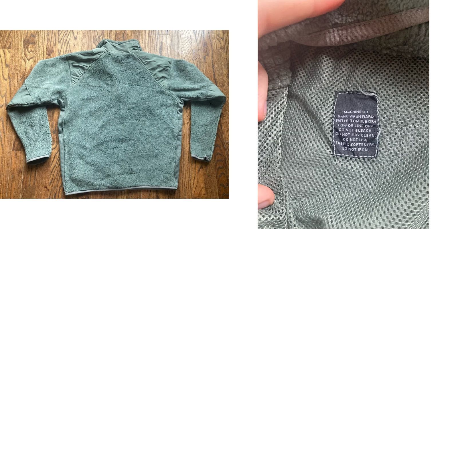 Vintage US Military Cold Weather Gen III Fleece Jacket Size Medium Long Green USA Size US M / EU 48-50 / 2 - 8 Thumbnail