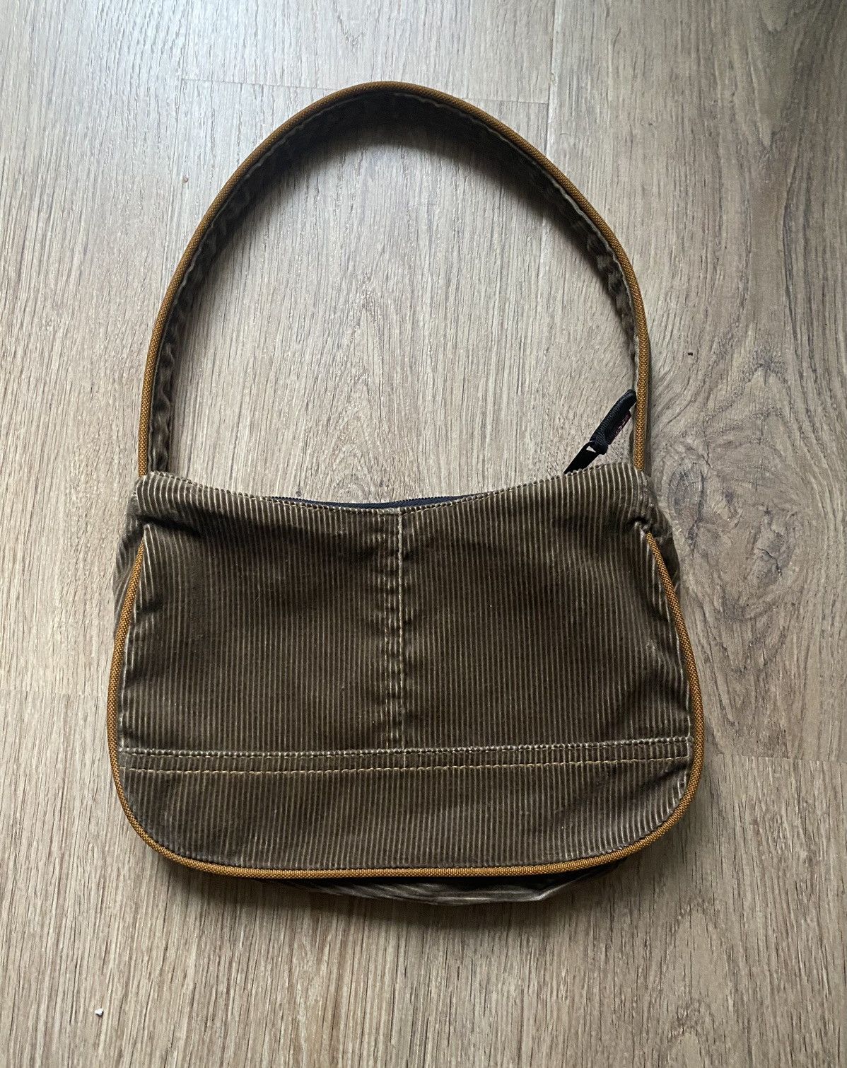 Handmade × Levi's Vintage Levis Y2K velvet brown custom hand made handle bag👜 Size ONE SIZE - 4 Thumbnail
