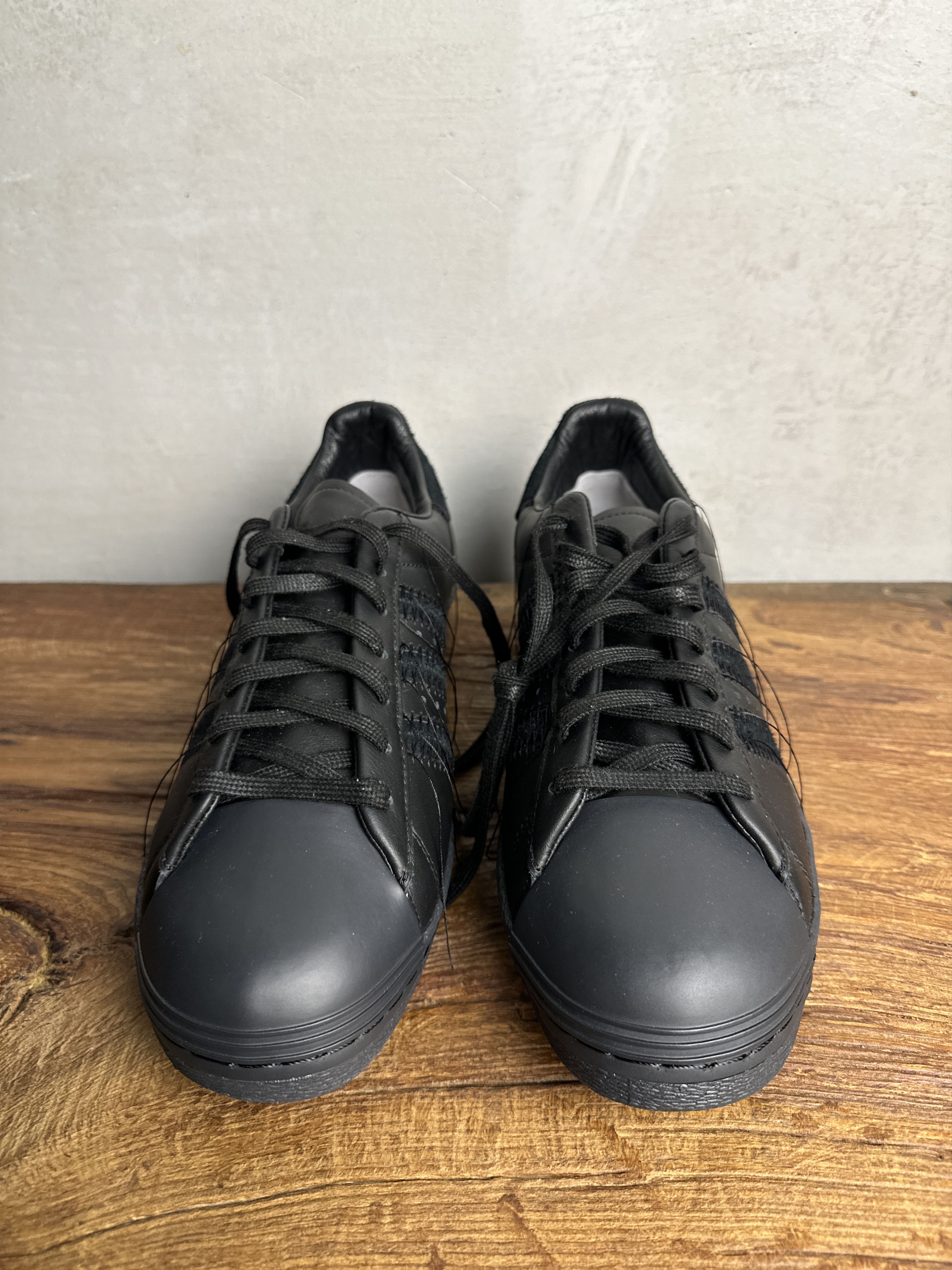 Adidas Adidas x Y-3 Superstar 'Triple Black' Sneakers Size US 10 / EU 43 - 5 Thumbnail