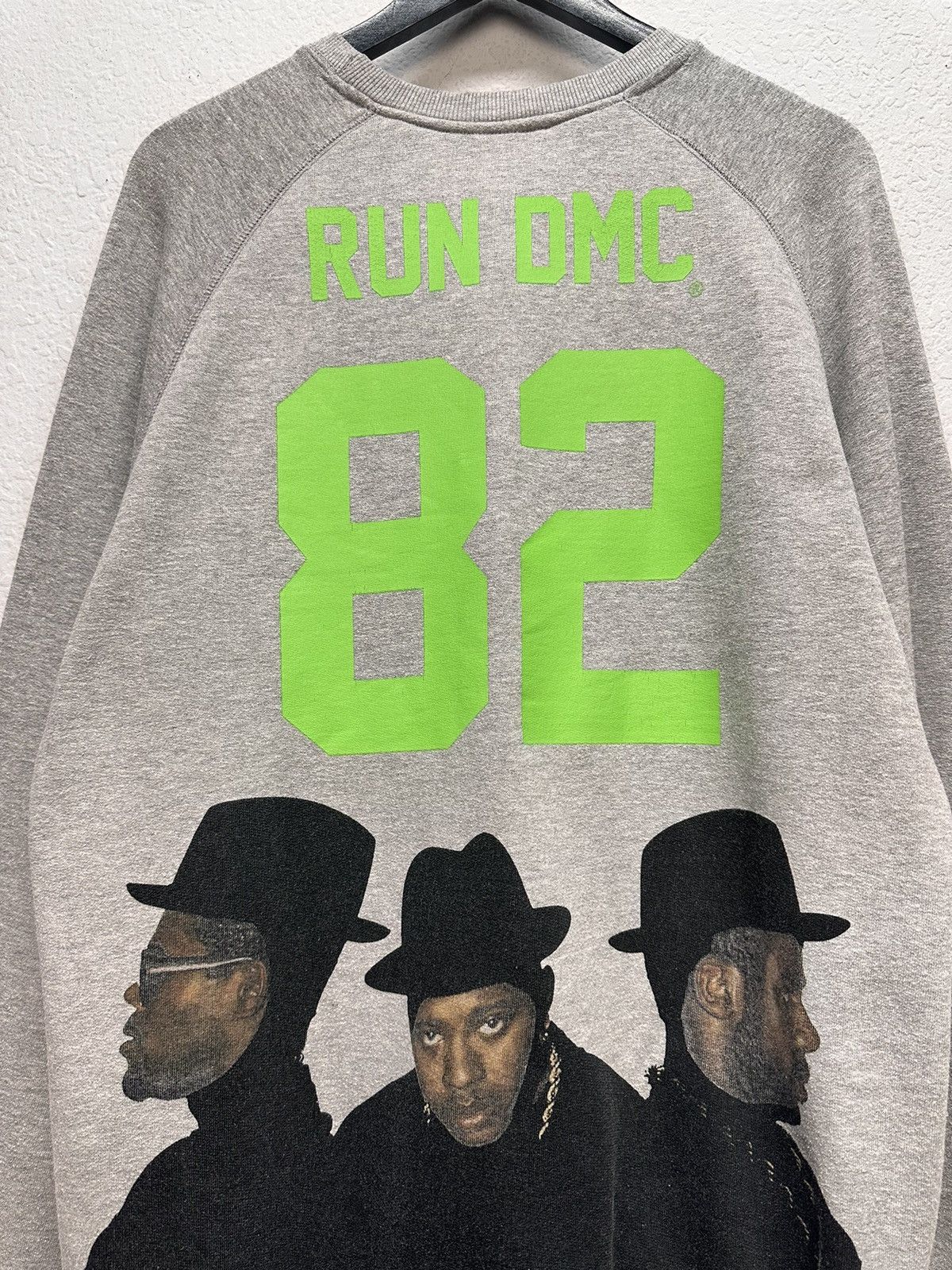RUN DMC Vintage Run DMC Grey Graphic Sweatshirt Size L Size US L / EU 52-54 / 3 - 9 Thumbnail