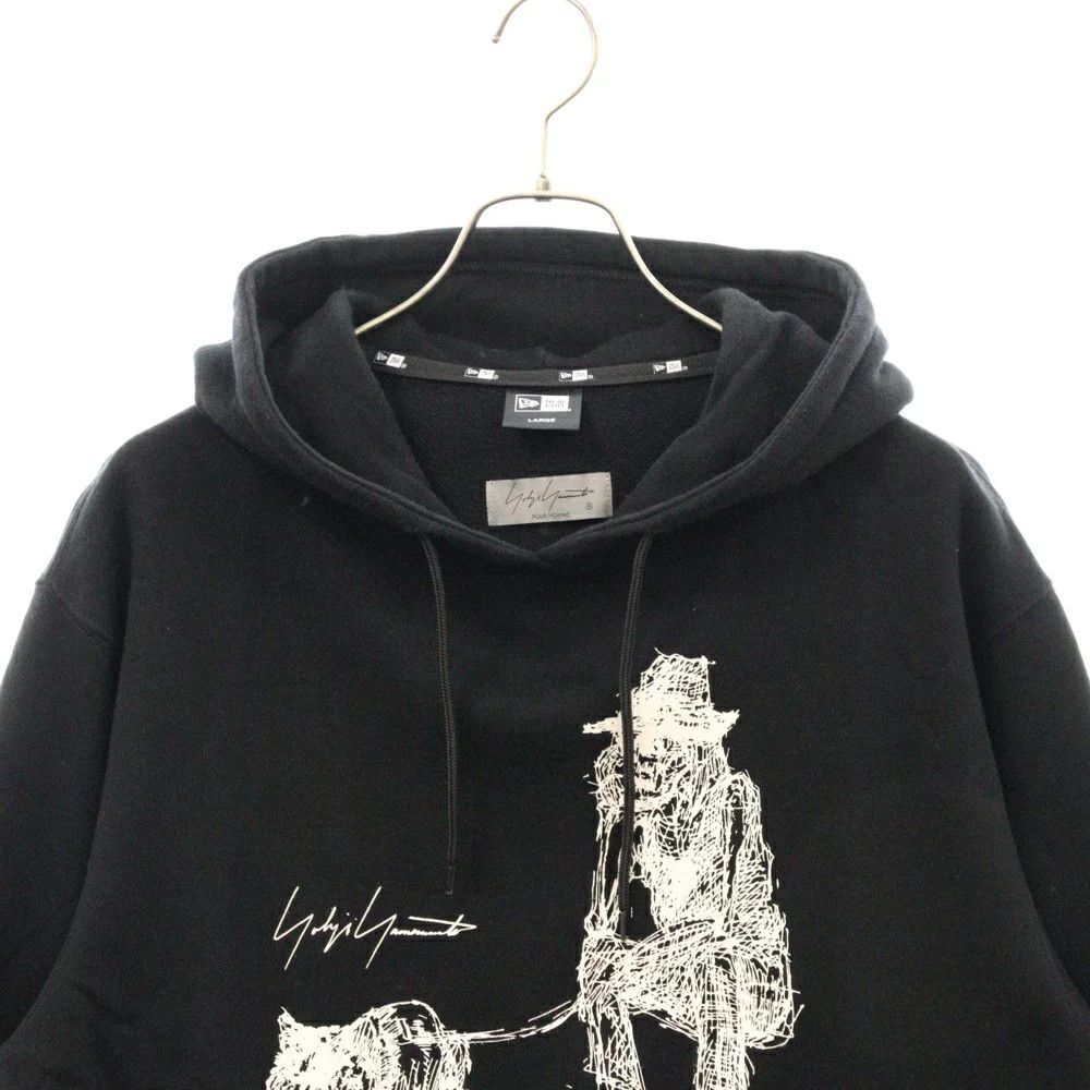 Yohji Yamamoto Yohji Yamamoto POUR HOMME × NEW ERA HOODIE SWEAT Size US L / EU 52-54 / 3 - 3 Thumbnail