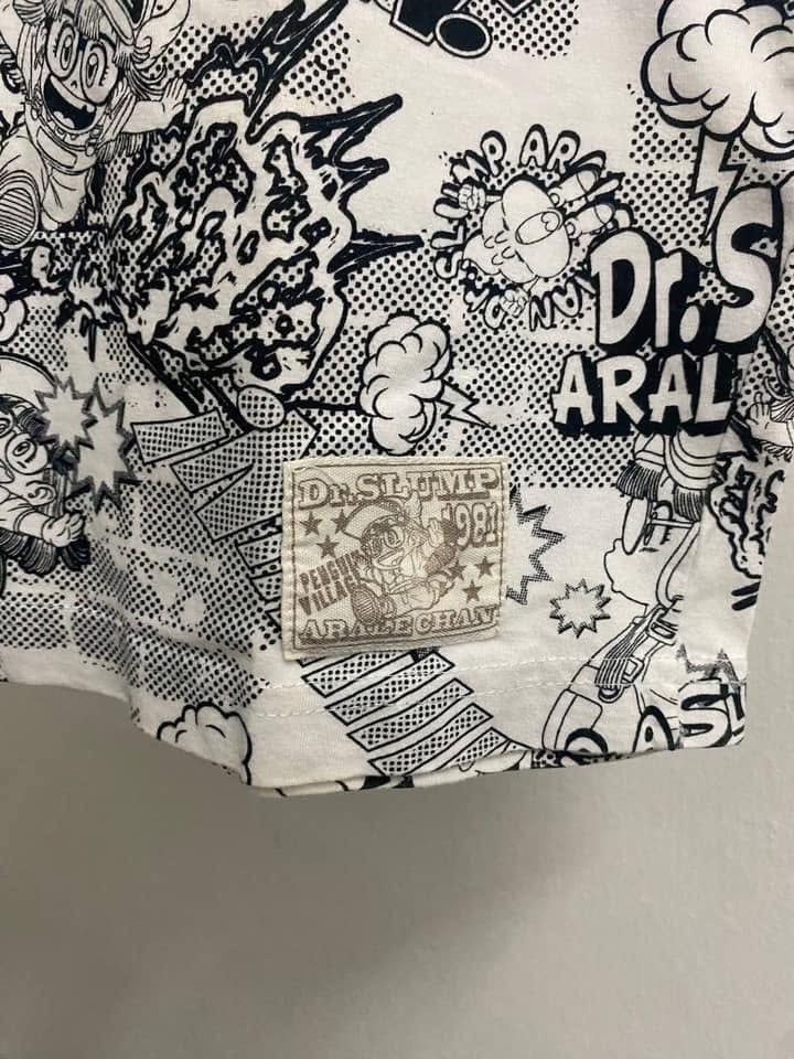 Anime × Cartoon Network × Japanese Brand Dr Slump Arale Chan OverPrint Tshirt Size US L / EU 52-54 / 3 - 4 Thumbnail