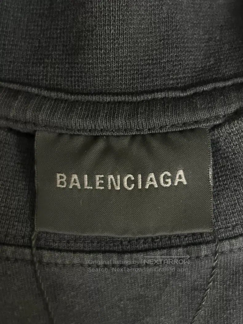 Balenciaga Balenciaga Distressed lettering slogan short sleeve Size US M / EU 48-50 / 2 - 3 Thumbnail