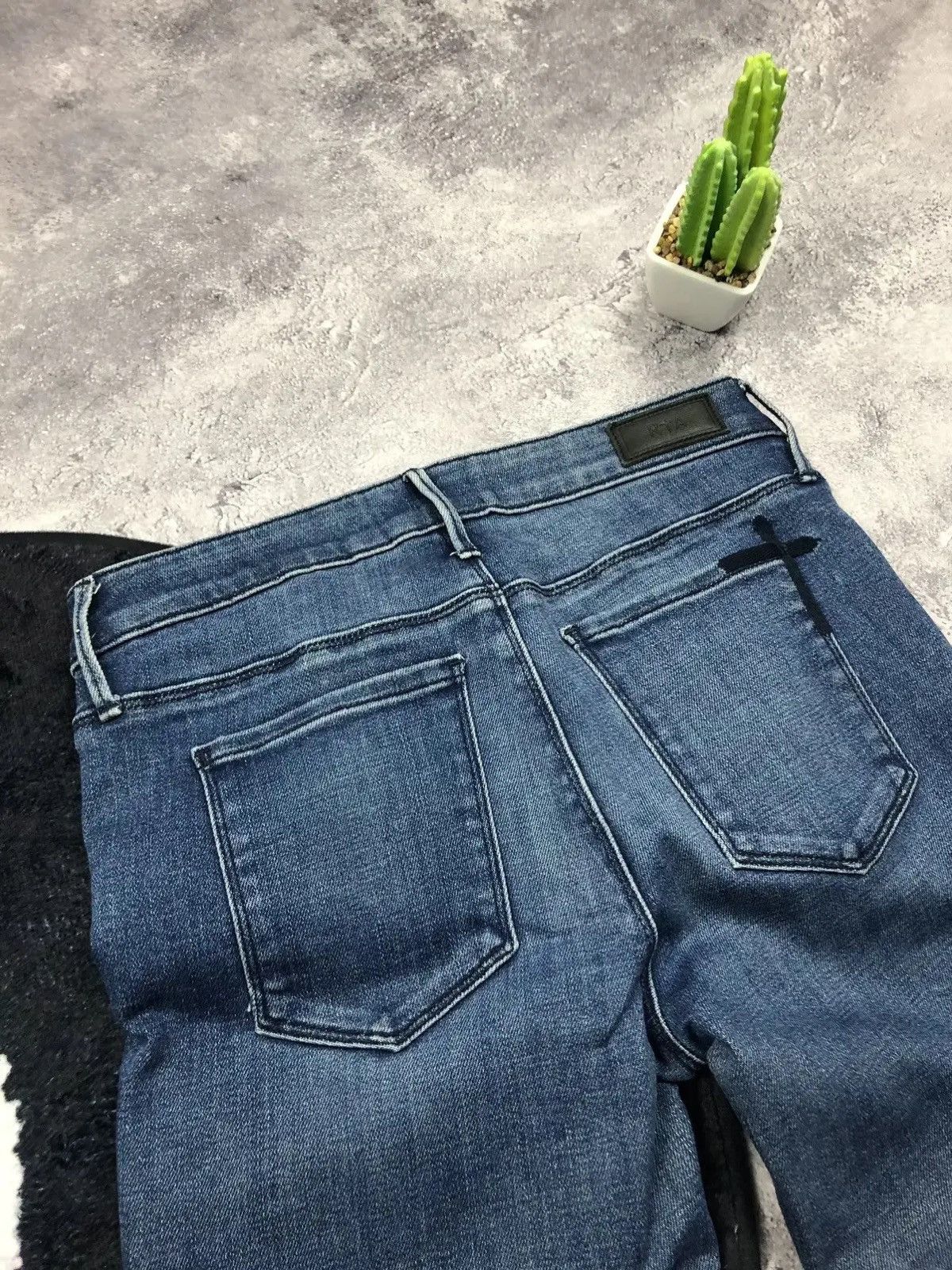 Rta RTA Very Rare Blue Flared Jeans Avantgarde Hype Streetwear Size 28" / US 6 / IT 42 - 14 Thumbnail