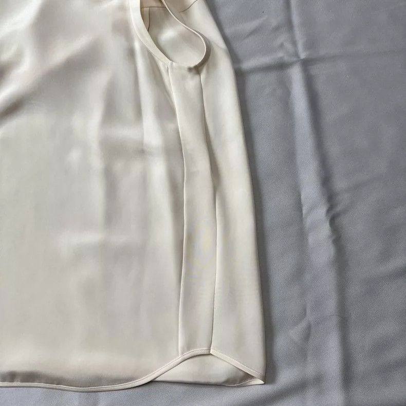 Loro Piana LORO PIANA Silk sleeveless blouse Size XS / US 0-2 / IT 36-38 - 2 Thumbnail