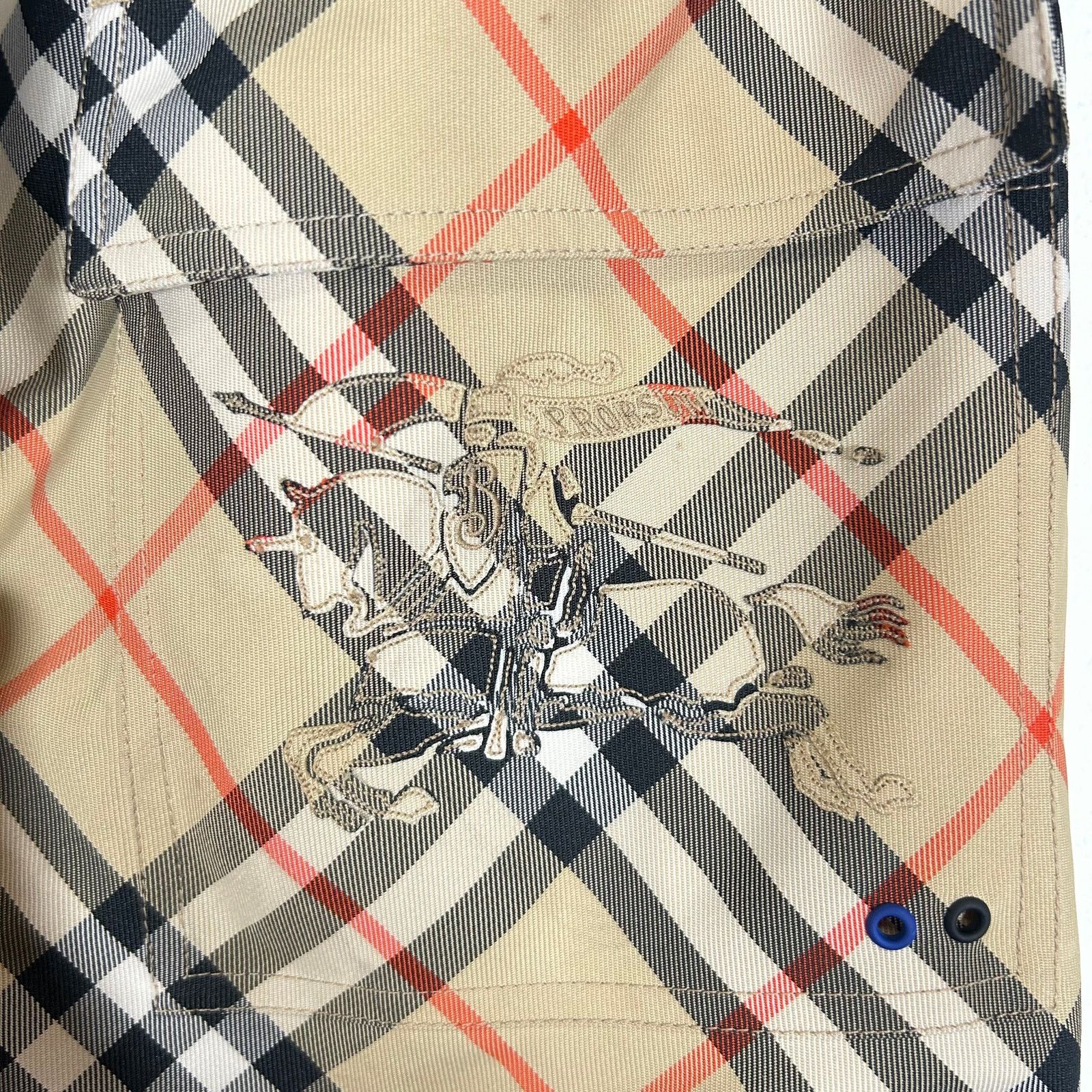 Burberry Burberry SS25 Check Twill Track Pants Size L Size US 34 / EU 50 - 3 Thumbnail