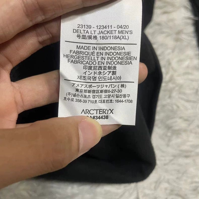 Arc'teryx Arcteryx Delta LT Jacket Black XL Size Size US XL / EU 56 / 4 - 5 Thumbnail