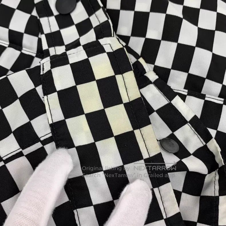 Dior Dior Black and white colour-blocked checkerboard hooded lo Size XXS / US 00 / IT 34 - 9 Thumbnail