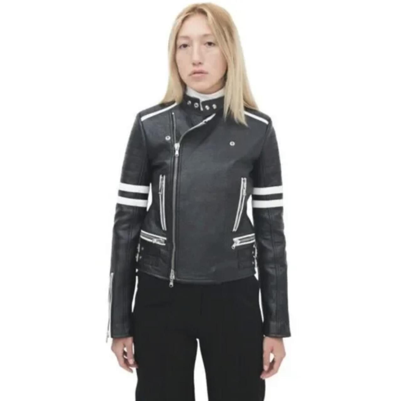 Diesel Diesel black gold moto bullhide leather jacket Size S / US 4 / IT 40 - 10 Thumbnail