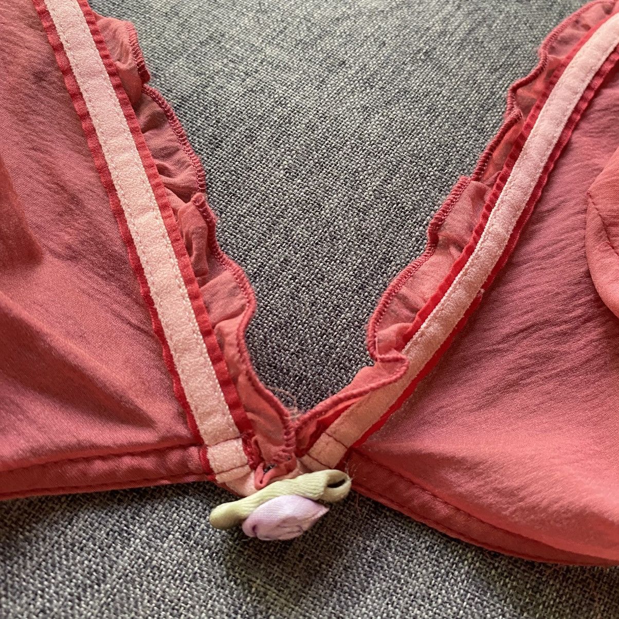 Miu Miu MIU MIU Red Satin Bra Size ONE SIZE - 12 Thumbnail