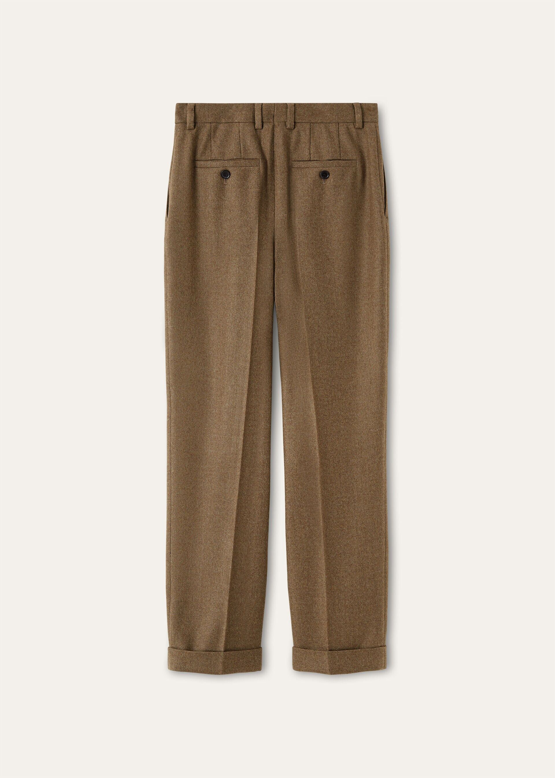 Loro Piana os11x0426 FAQ6317 Louis Pant in Mocha Glow Size 25" / US 0 / IT 36 - 6 Thumbnail