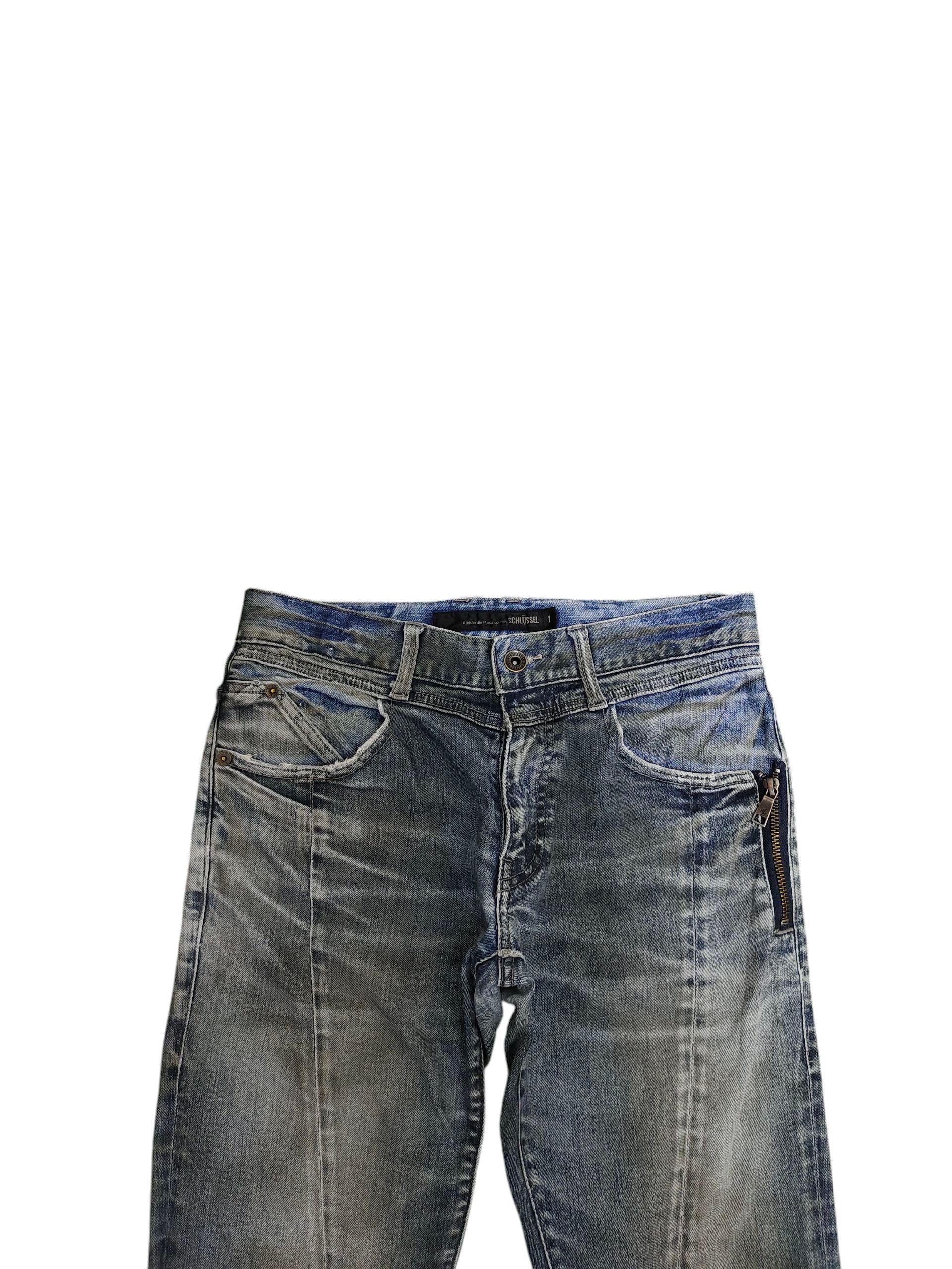 Schlussel Japanese Brand Schlussel Clawmark Distress Faded Jeans Size US 28 / EU 44 - 2 Thumbnail