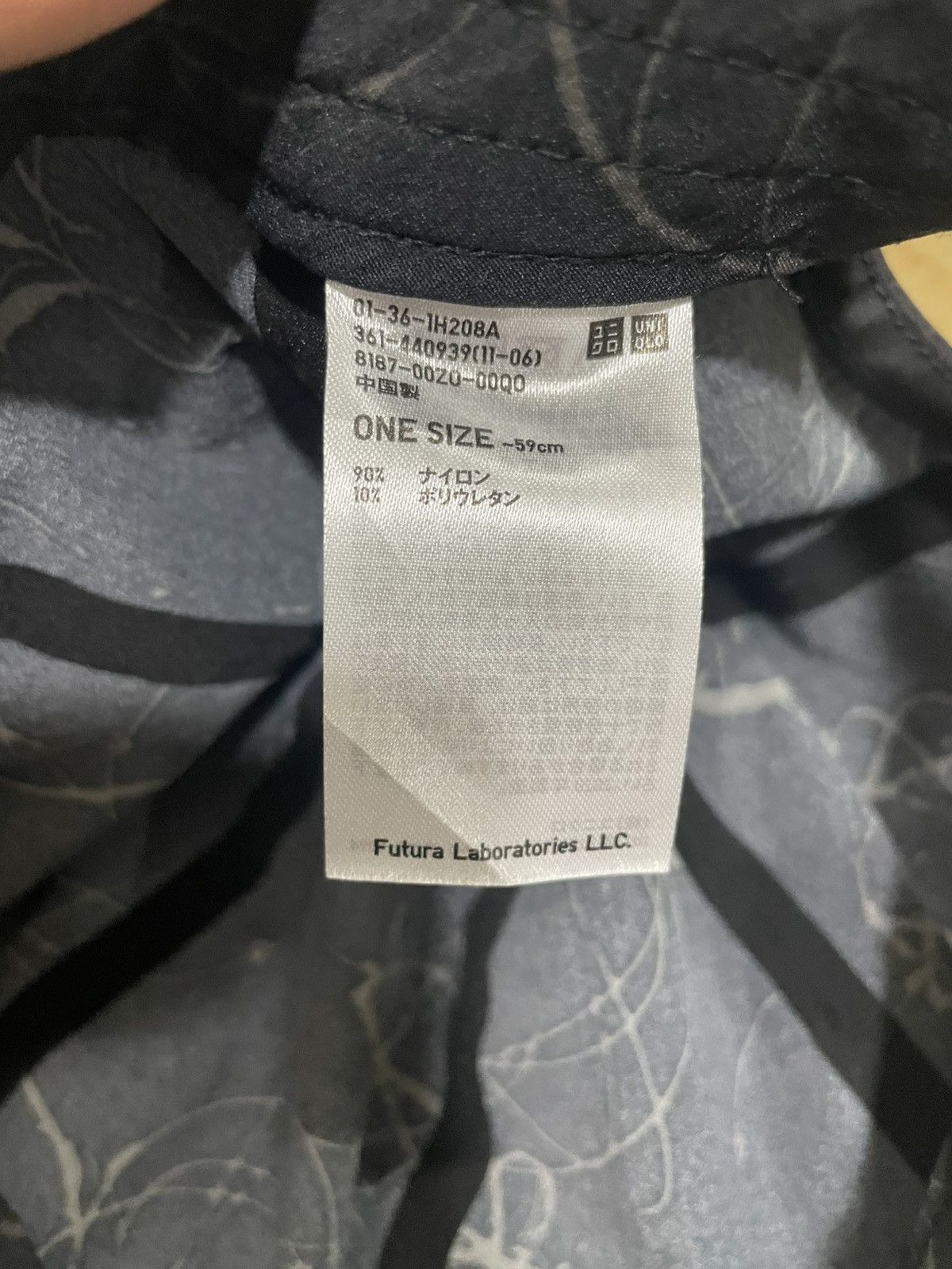 Futura × Uniqlo Uniqlo x Futura Laboratories artwork 2Way Stretch Cap black Size ONE SIZE - 8 Thumbnail