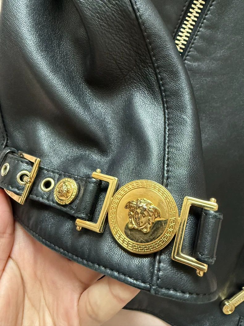 Versace Versace Genuine leather coat Size US S / EU 44-46 / 1 - 4 Thumbnail