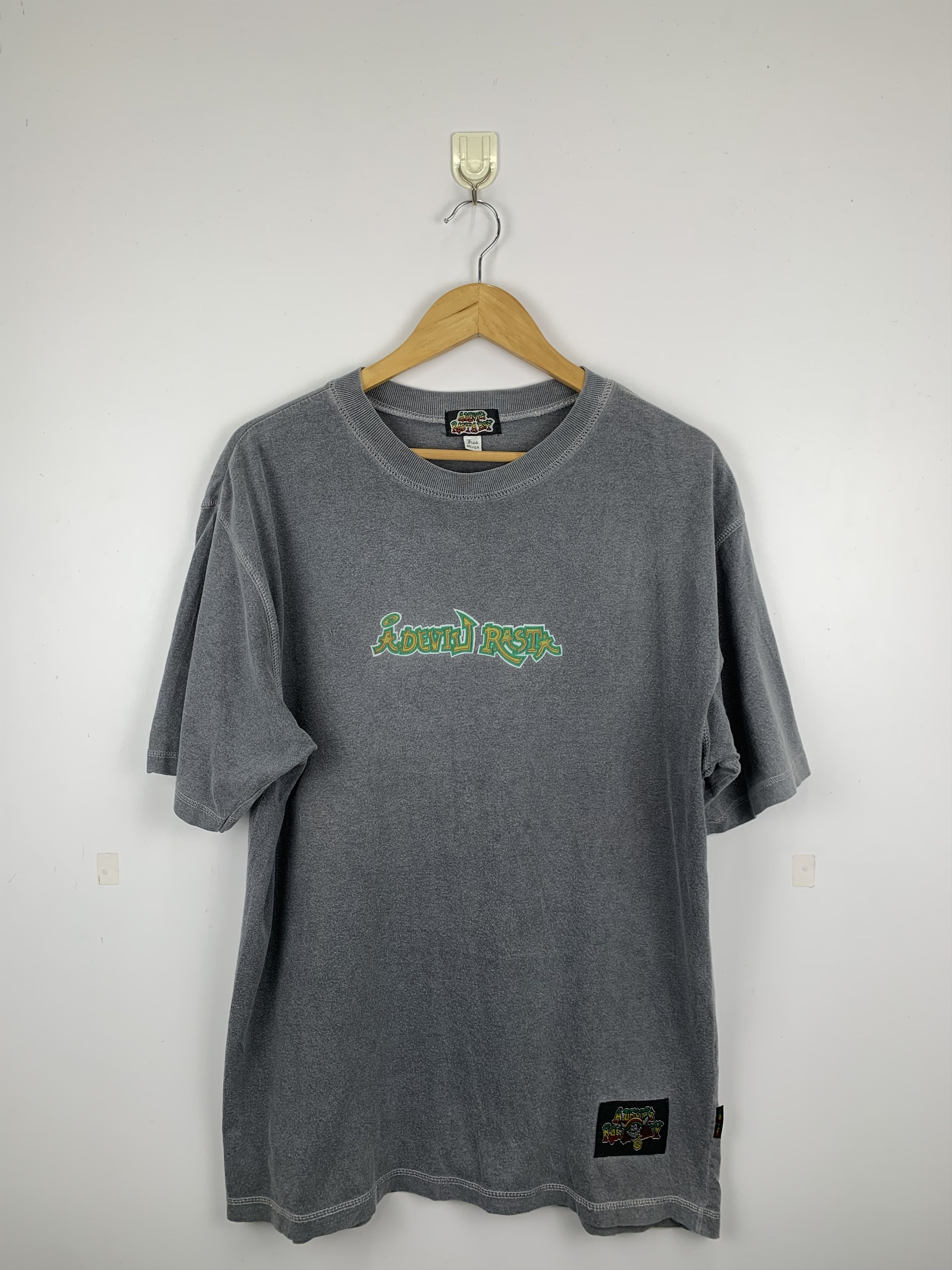 Vintage Vintage Sun Faded Rasta Boy T Shirt TA0066 Size US L / EU 52-54 / 3 - 3 Thumbnail