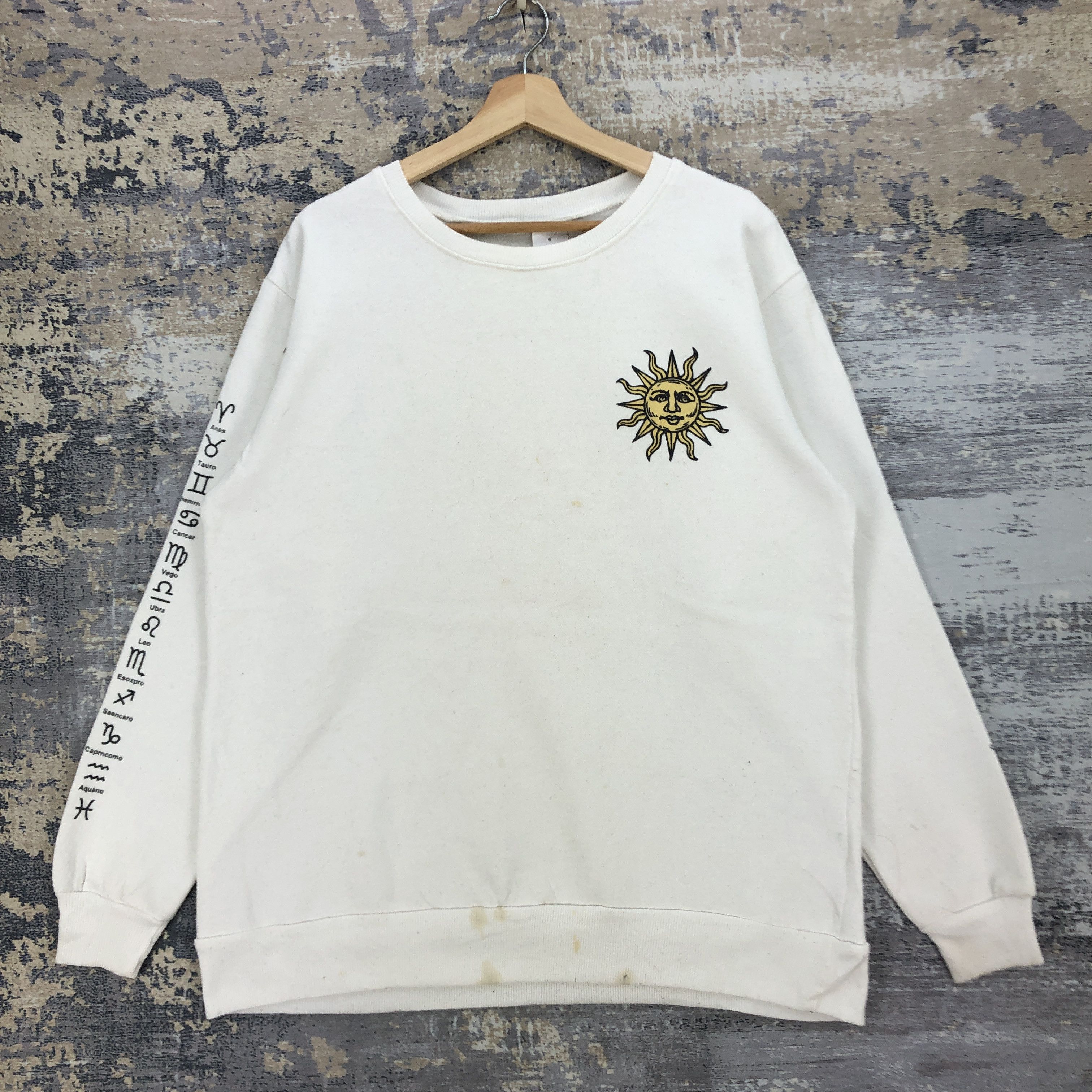 Japanese Brand Vintage Sun Medusa Sweater Horoscope Sweatshirt Jumper Size US M / EU 48-50 / 2 - 1 Thumbnail