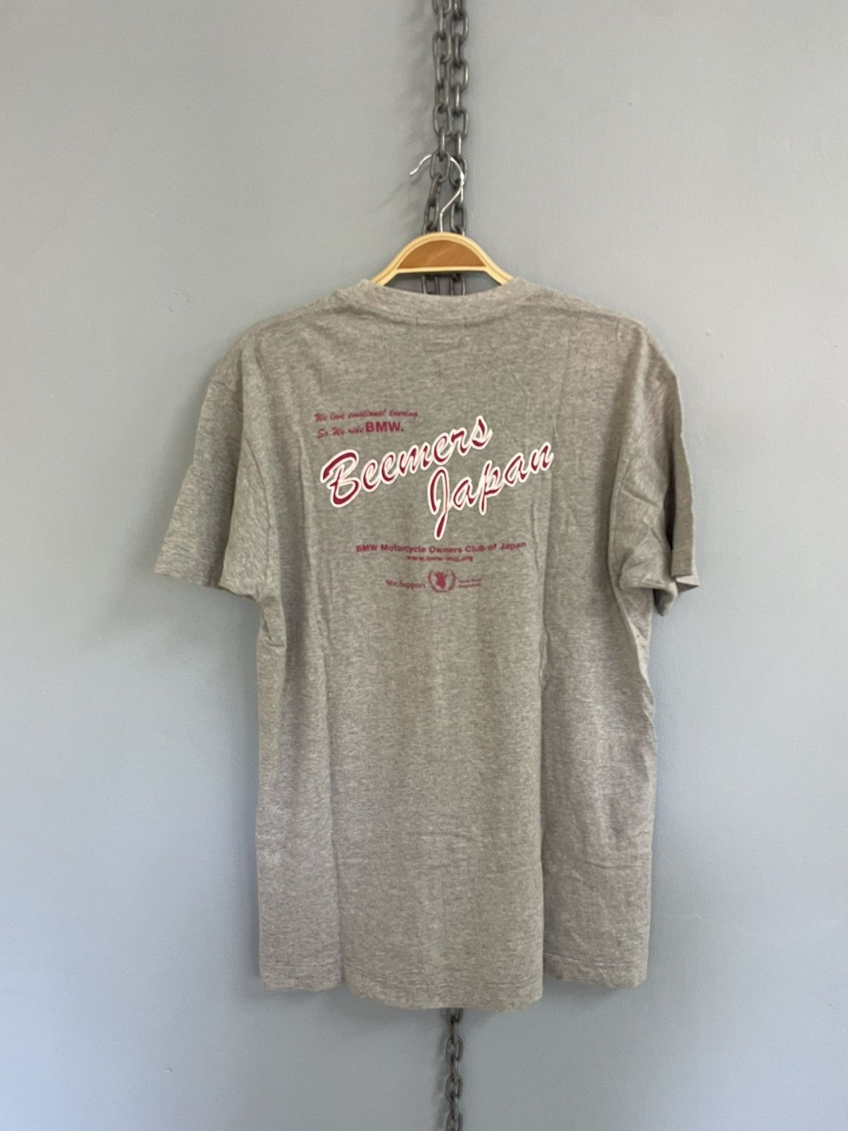 BMW Vintage 90s BMW Motorcycle Owners Club of Japan t shirt Size US L / EU 52-54 / 3 - 2 Thumbnail