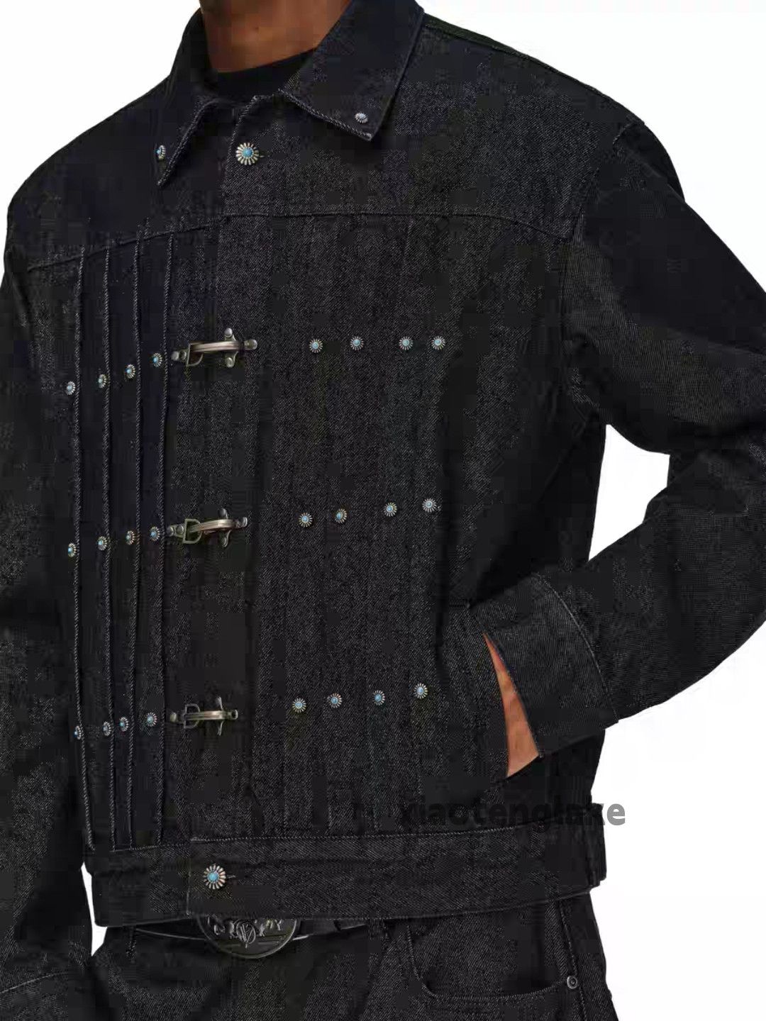 Vintage Utility denim outdoor sports skate hiphop cargo jacket Size US XL / EU 56 / 4 - 3 Thumbnail