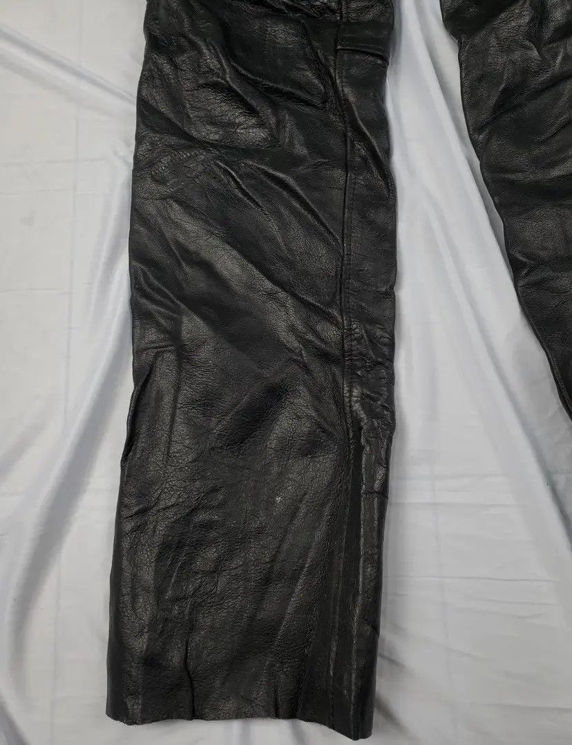 Cowboy Equipment × Genuine Leather × Vintage Vintage Cowboy Leather Pants Universal Rider Size US 34 / EU 50 - 3 Thumbnail