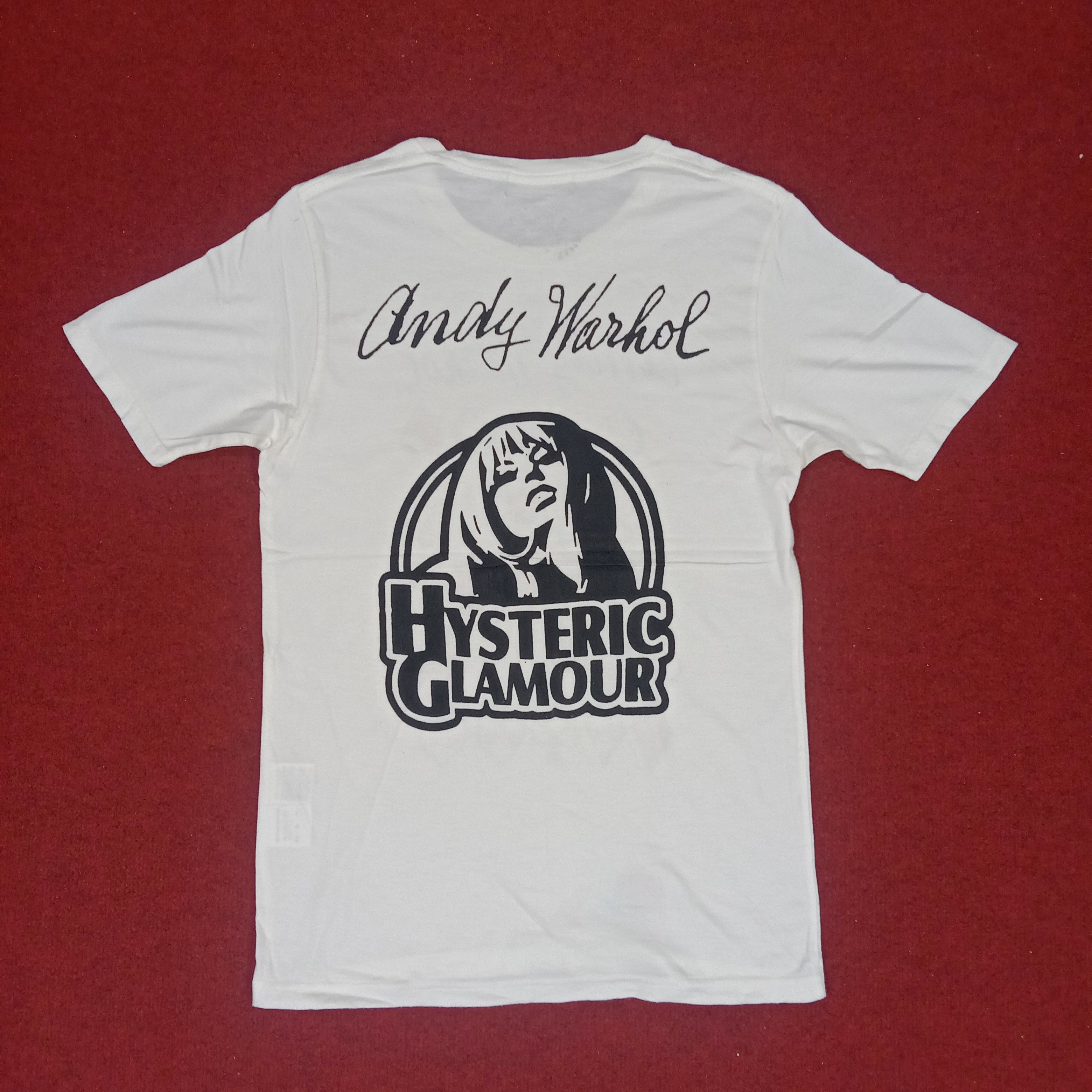 Andy Warhol × Hysteric Glamour × Japanese Brand Hysteric Glamour X Andy Warhol Custom Art Style Tshirt Size US S / EU 44-46 / 1 - 1 Thumbnail