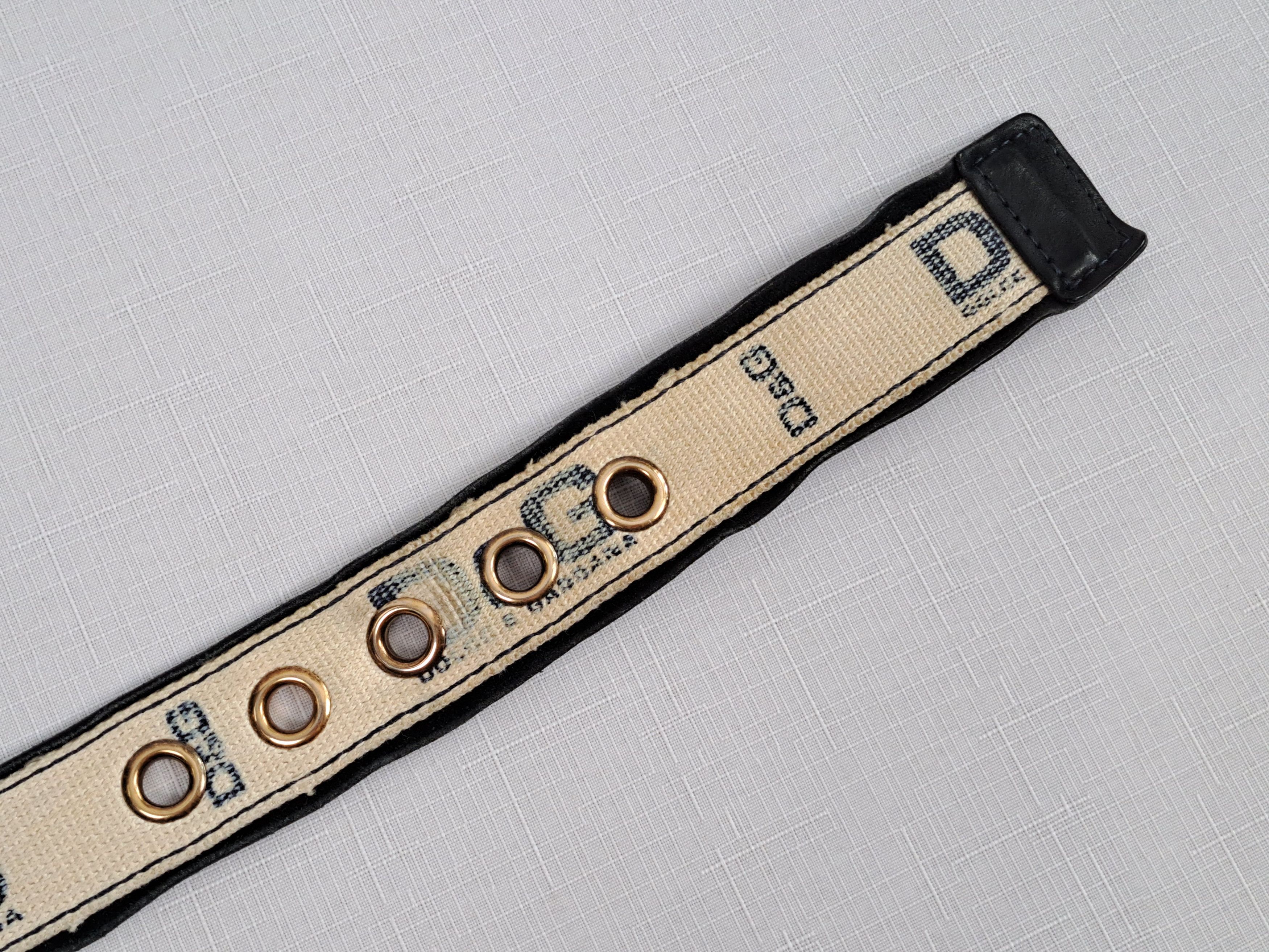 Dolce & Gabbana × Vintage Vintage Dolce&Gabbana textile/leather belt. Size 105 Size ONE SIZE - 13 Thumbnail
