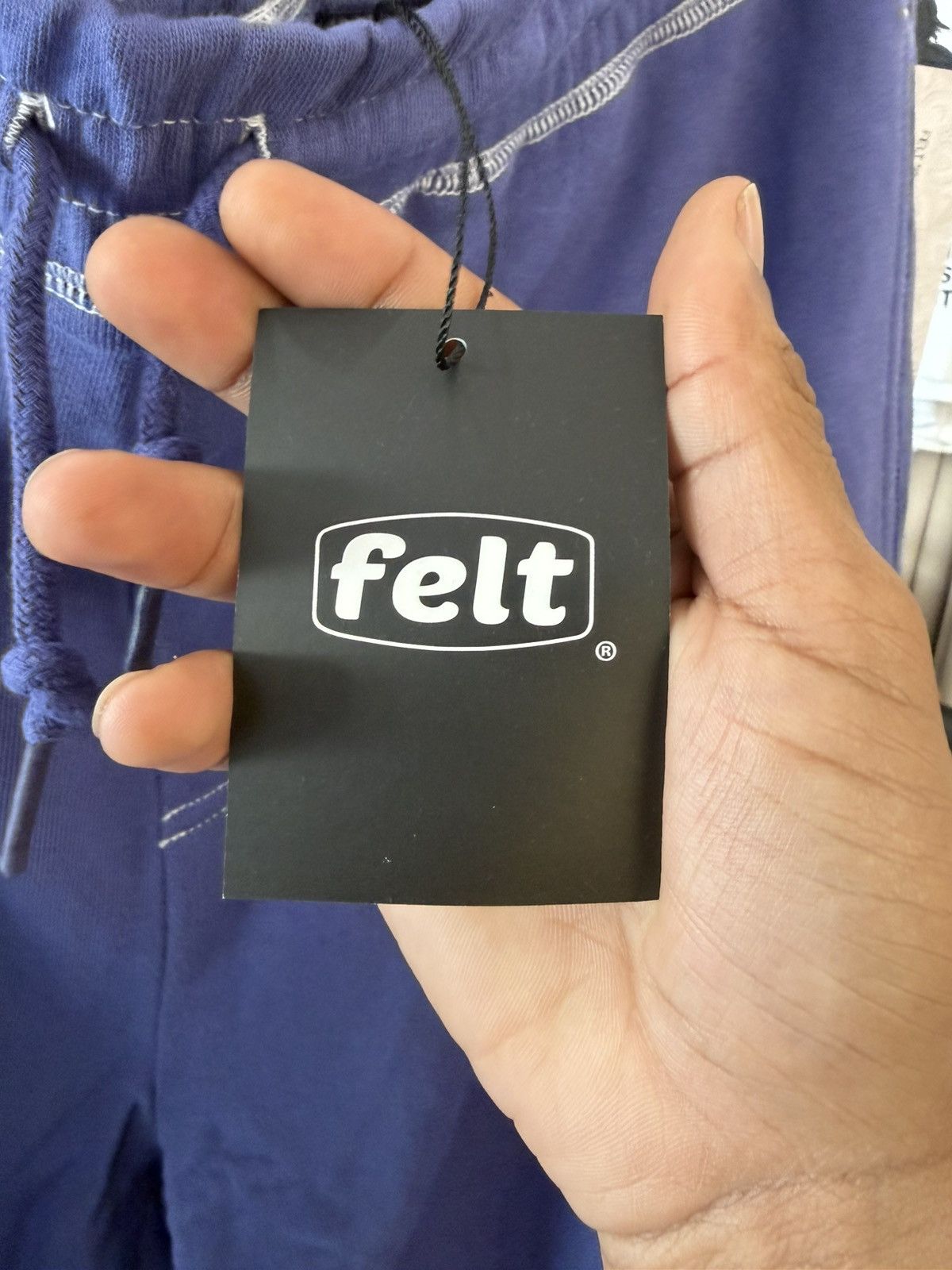 FELT FELT “Contrast Stitched” Mild Purple Sweatpants Size US 30 / EU 46 - 5 Thumbnail