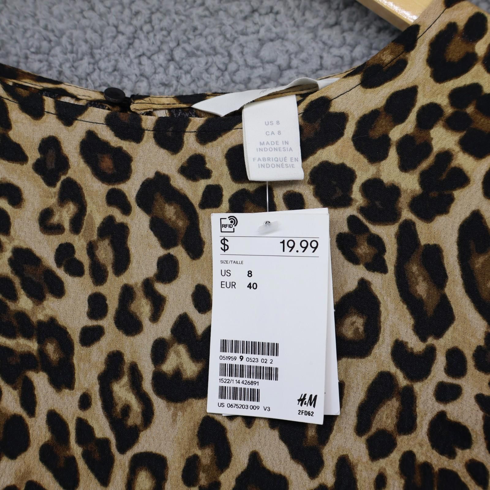 Forever 21 Forever 21 Blouse Print sz 8 Up Long Sleeve Womens NWT Size M / US 6-8 / IT 42-44 - 2 Thumbnail