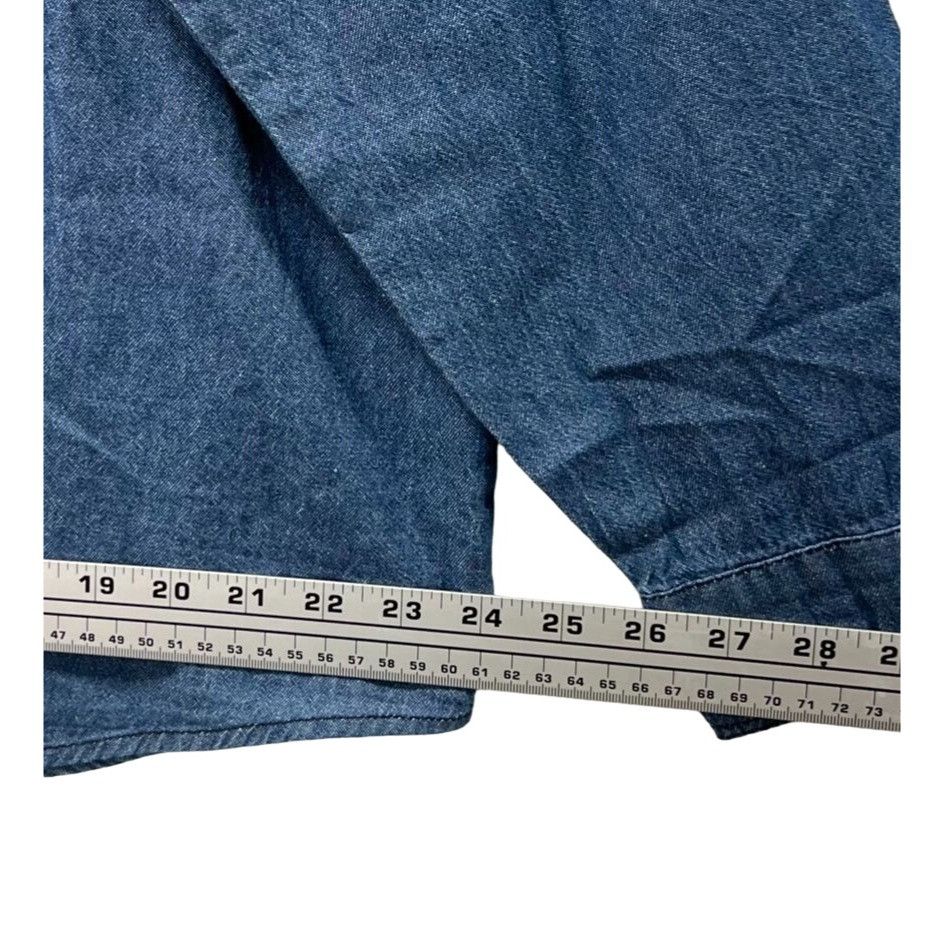 rue21 Rue 21 - Women's Chambray Long Sleeve Button Down Shirt With Size XXL / US 16-18 / IT 52-54 - 5 Thumbnail