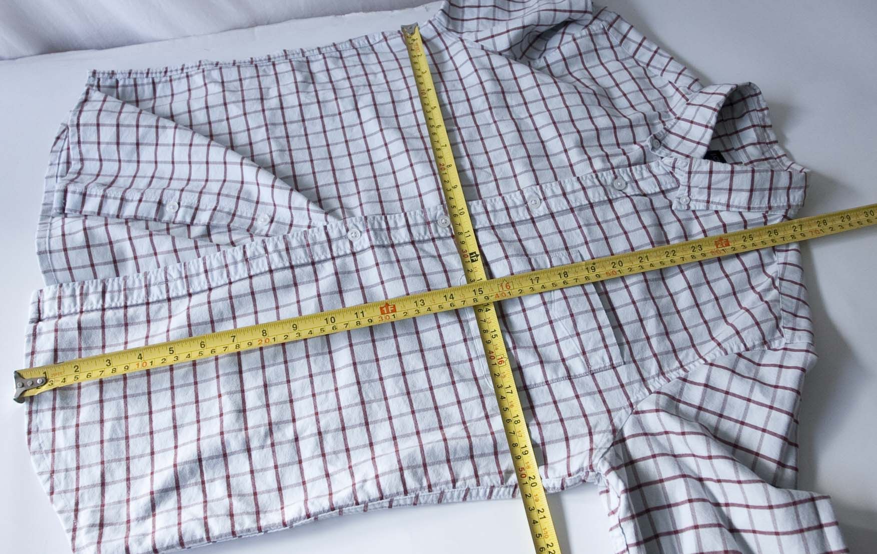 J.Crew J Crew Flex Shirt Flannel Pale Blue Plaid Size M Size US M / EU 48-50 / 2 - 4 Thumbnail