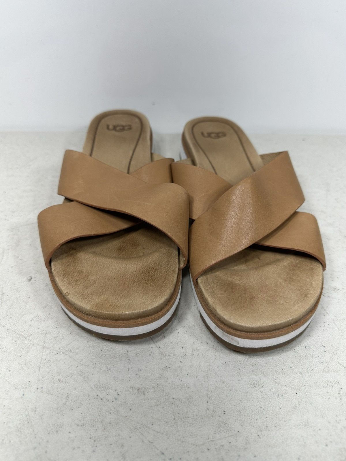 Ugg UGG Ugg Kari Flip Flops Criss Cross Leather upper Size US 7 / IT 37 - 3 Thumbnail
