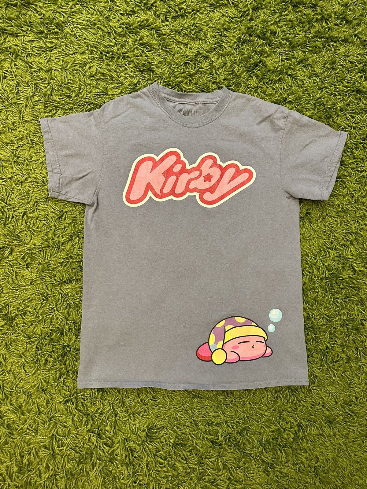 Cartoon Network Sleeping Kirby T Shirt Small Nintendo Video Game Size US S / EU 44-46 / 1 - 1 Thumbnail