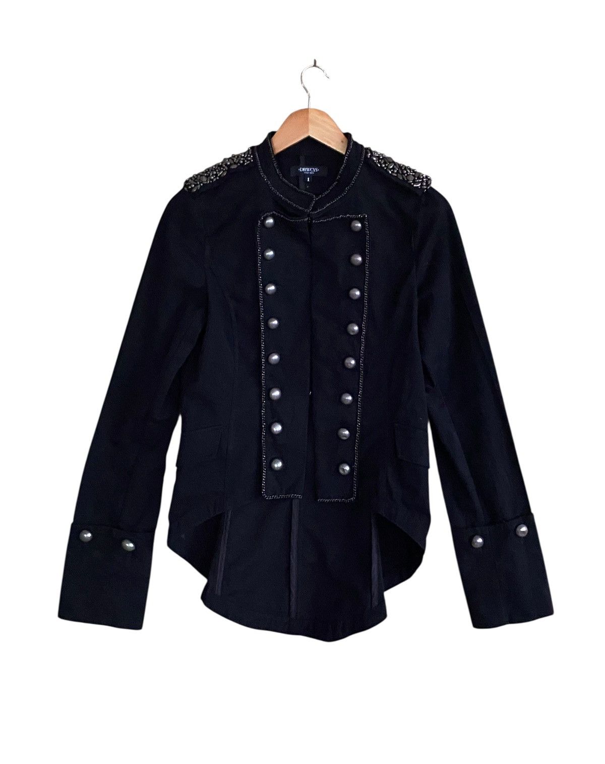 Very Rare Vintage DRWCYS Gothic Stud Button Jacket 1990s