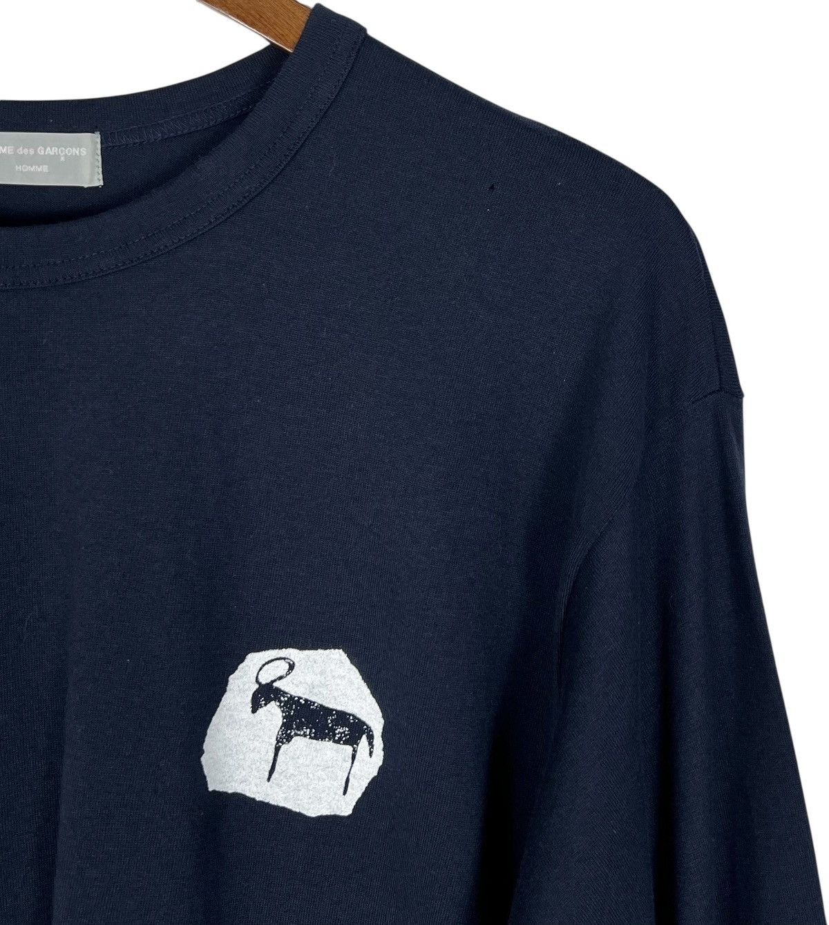 Comme des Garcons × Junya Watanabe × Vintage Vintage Comme des Garcons SS91 Ibex Back Metal Shirt Size US L / EU 52-54 / 3 - 3 Thumbnail