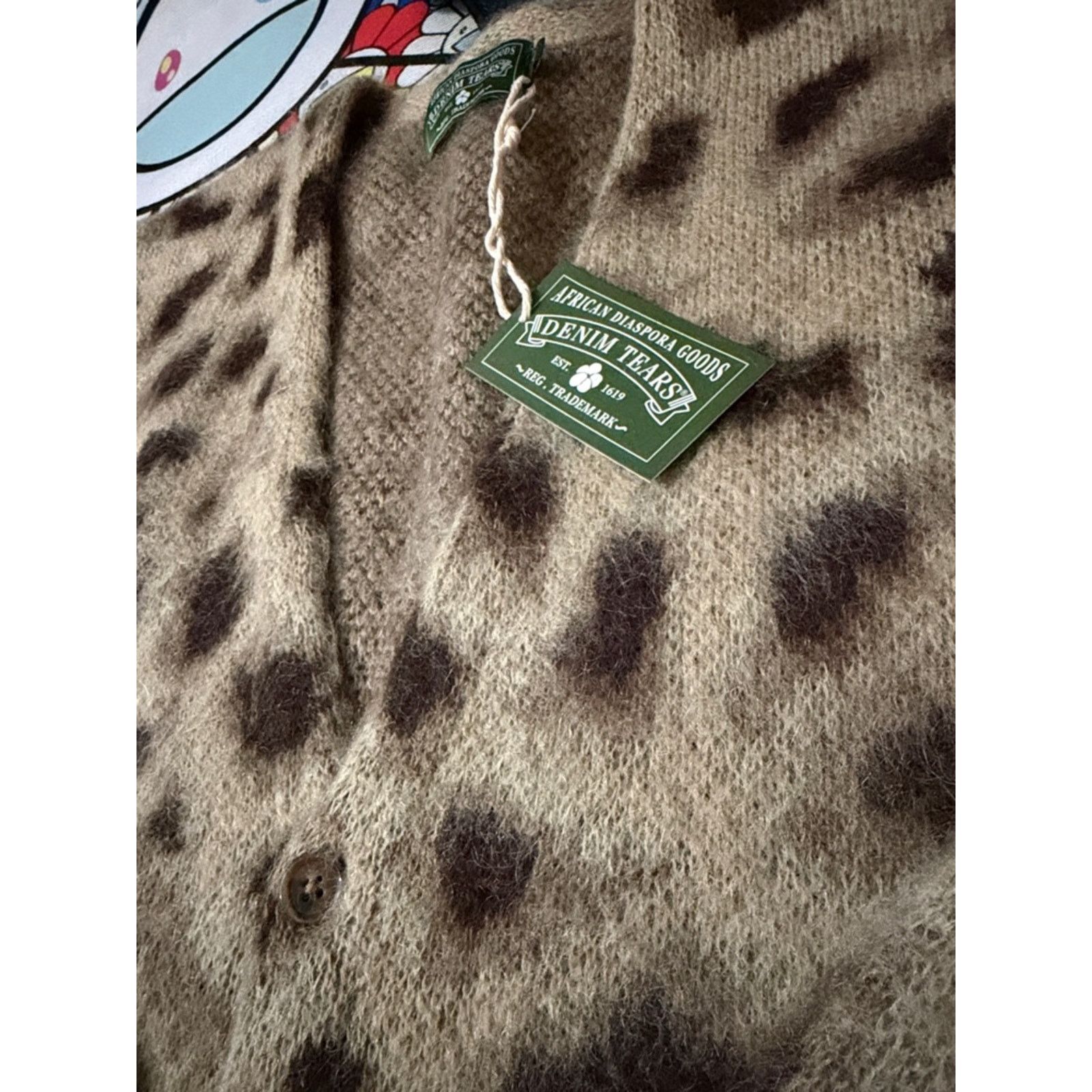 DENIM TEARS Denim Tears Giraffe Cardigan Size US XL / EU 56 / 4 - 7 Thumbnail