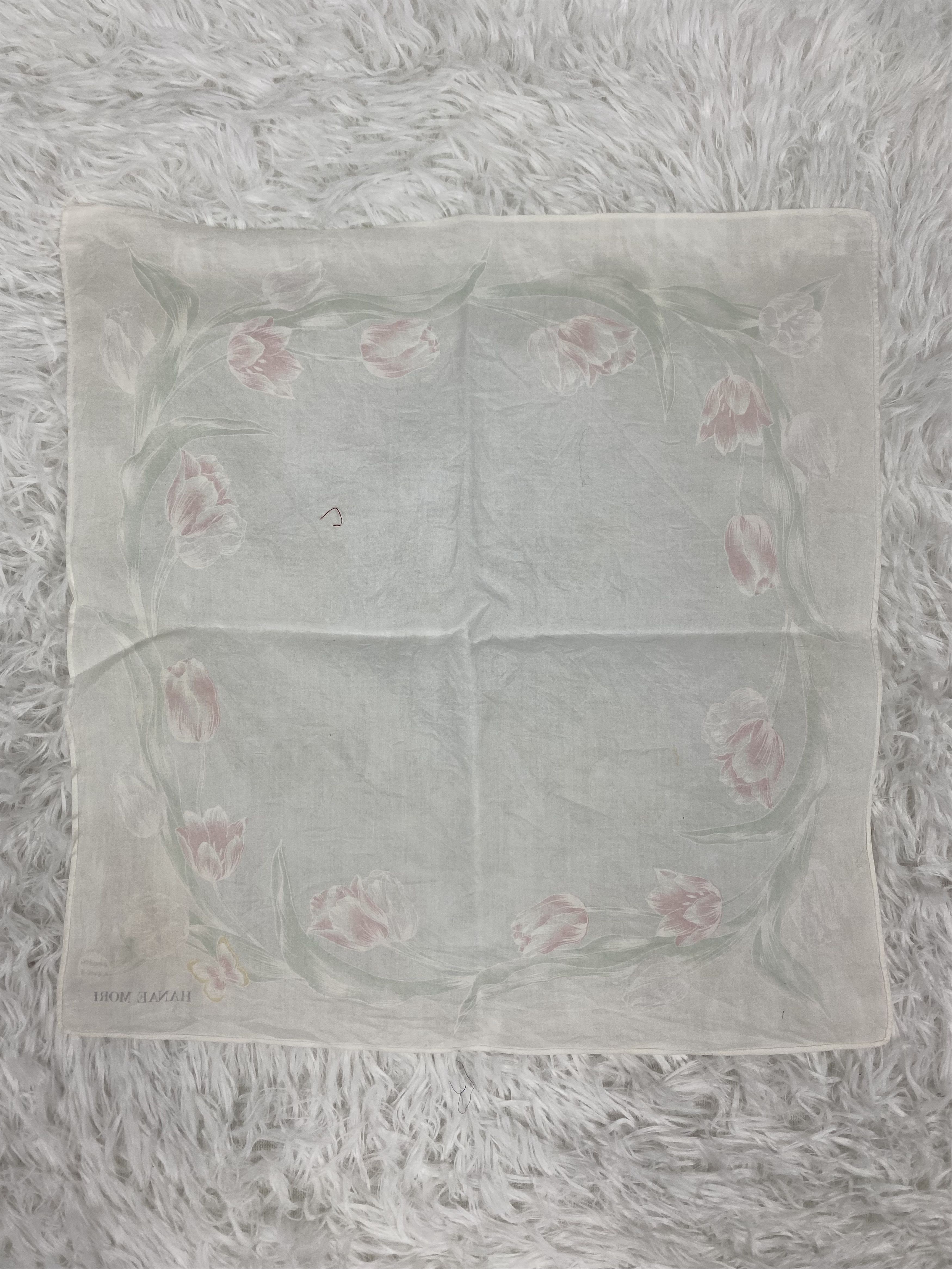 Hanae Mori Vintage Hanae Mori Handkerchief Neckerchief PH0306 Size ONE SIZE - 4 Thumbnail
