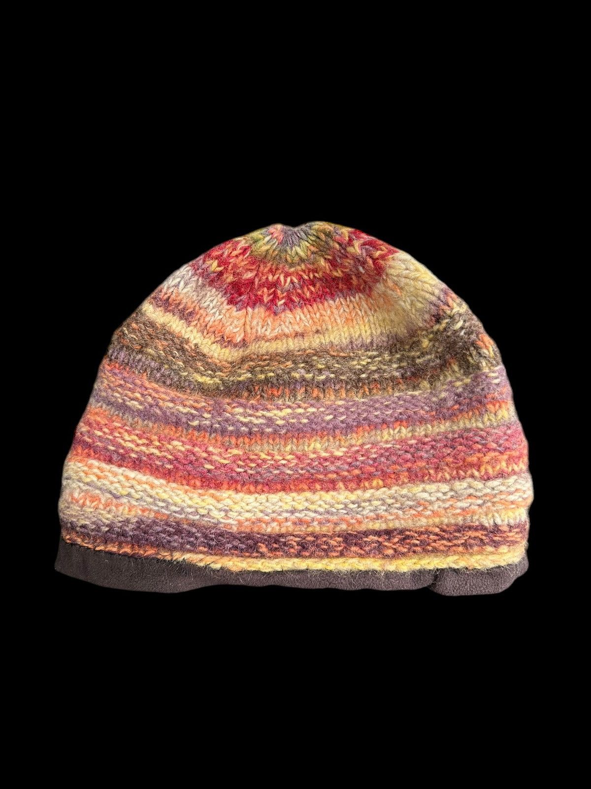 Japanese Brand × Kapital × Vintage Sherpa Crochet Knitted Beanie Hats hairy ☠️☠️ Size ONE SIZE - 2 Thumbnail