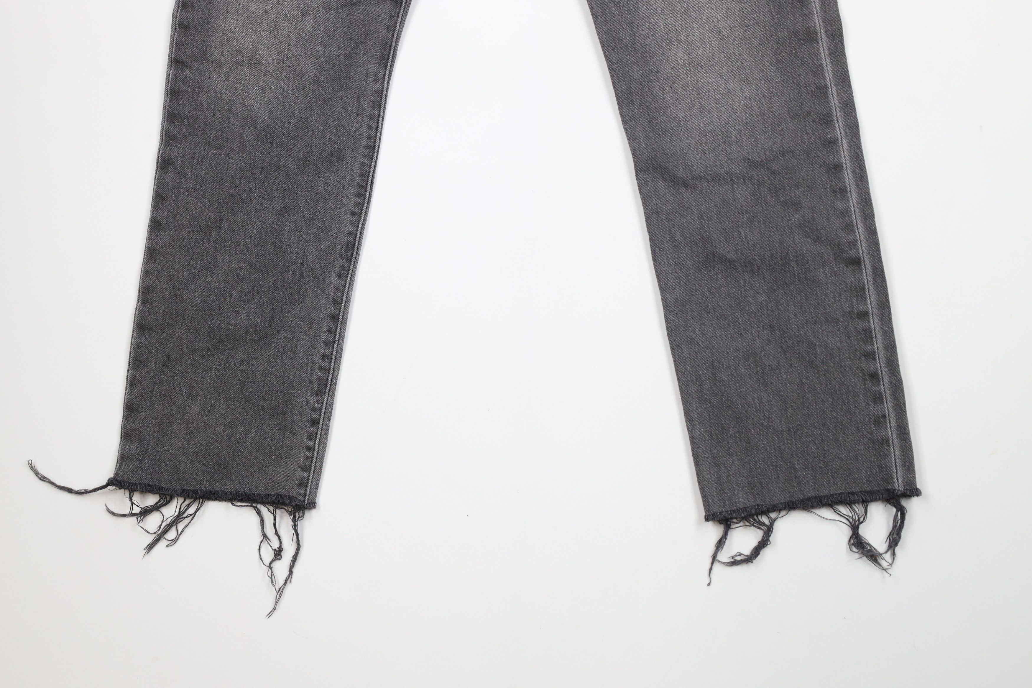 Levi's × Vintage Vintage Y2K Levis 501 Raw Hem Button Fly Original Fit Jeans Size 30" / US 8 / IT 44 - 4 Thumbnail