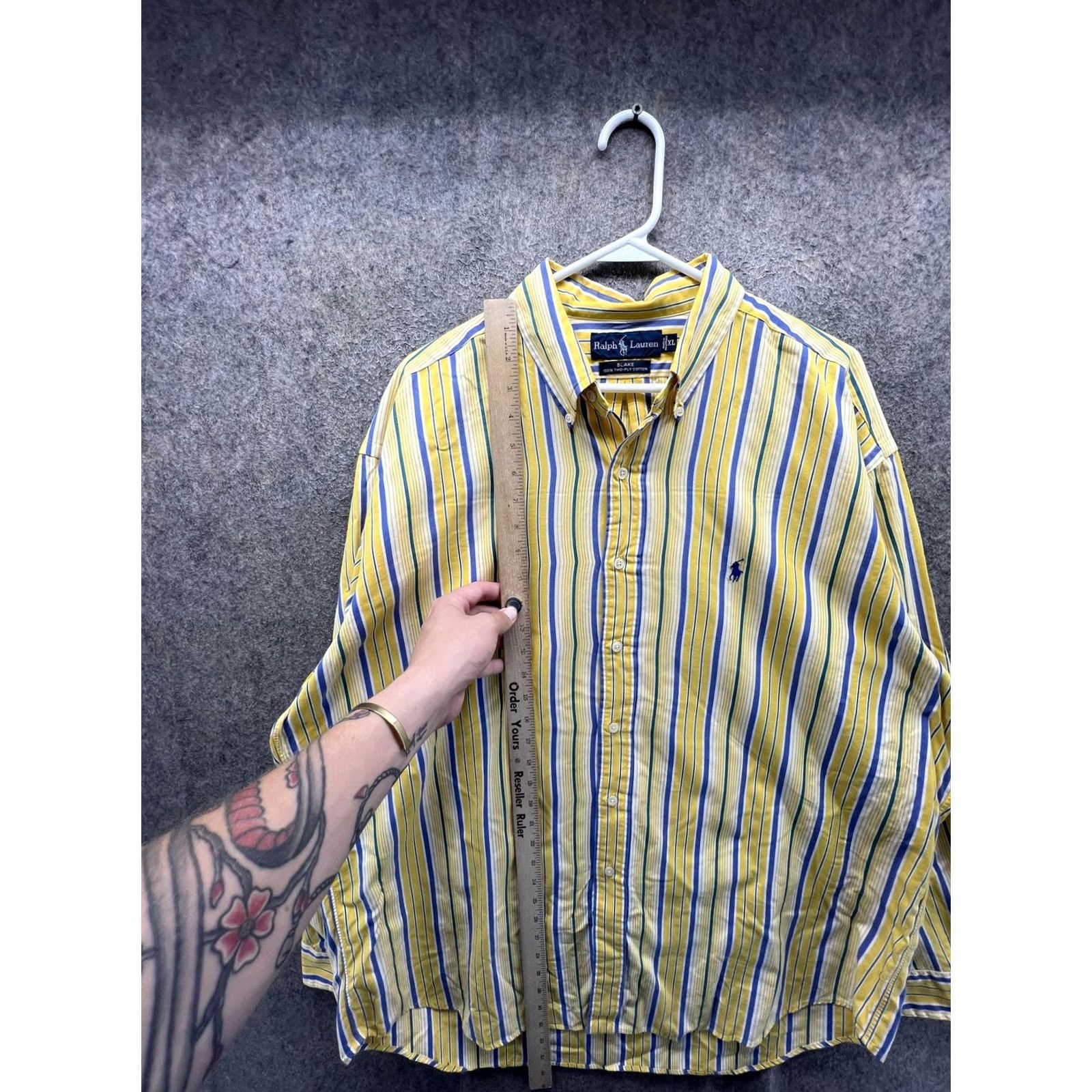 Ralph Lauren Ralph Lauren Shirt Mens XL Multicolor Stripe Button-Down Collar Long Sleeve Casual Blake Size US XL / EU 56 / 4 - 4 Thumbnail