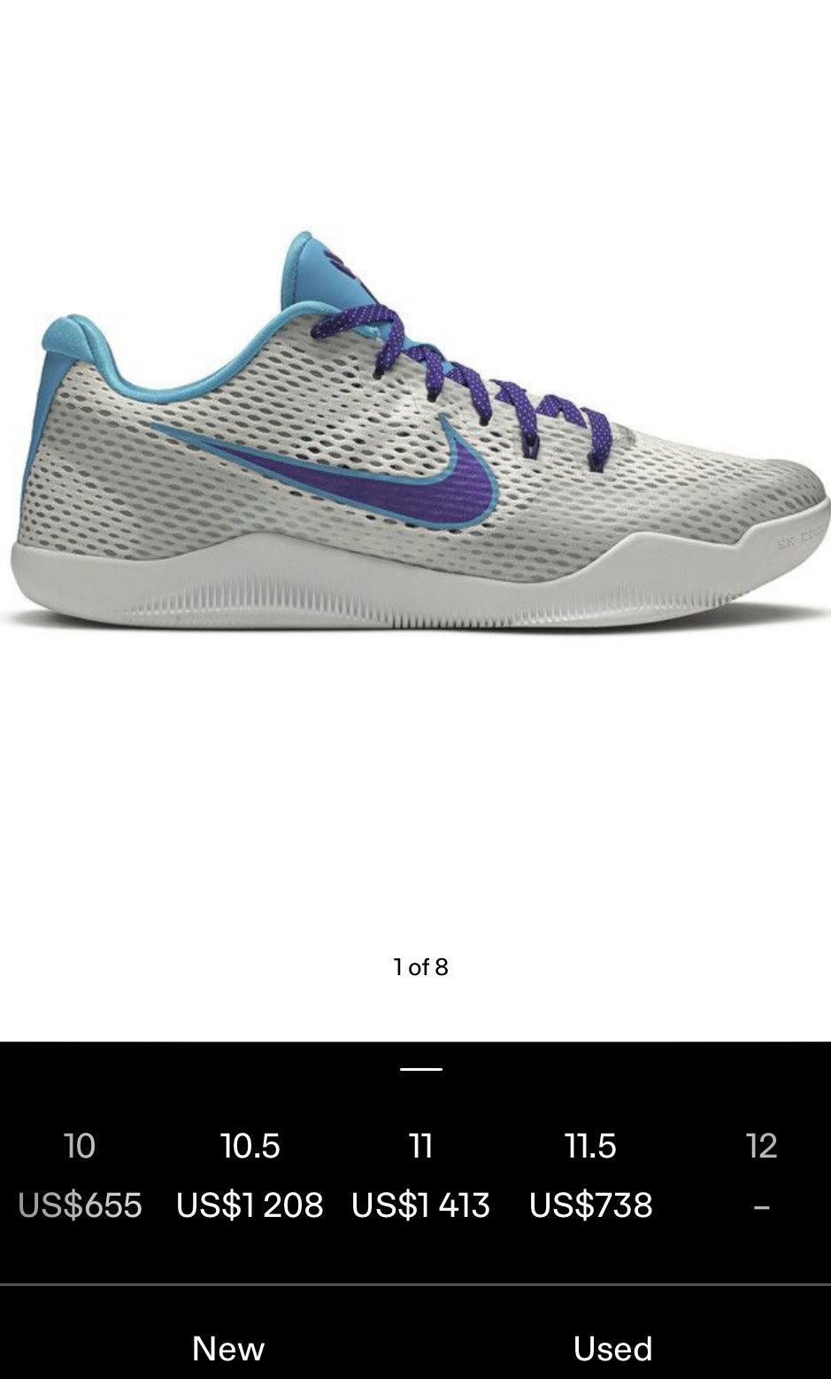Nike Nike Kobe 11 Draft Day US 11 – Perfect Condition Size US 11 / EU 44 - 6 Thumbnail