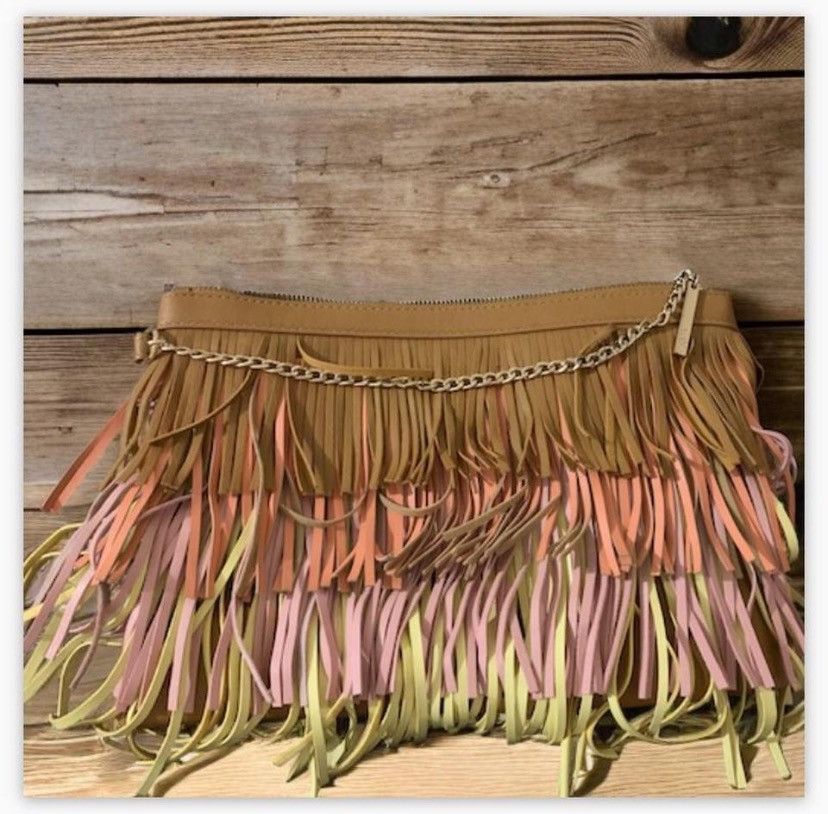Other Super cute leather LYDC Colourful Fringe Clutch Size ONE SIZE - 1 Thumbnail
