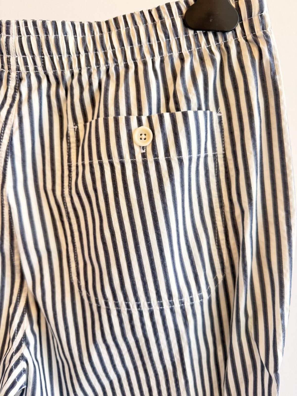 Todd Snyder Todd Snyder Striped Drawstring Navy And White Shorts Size M Size US 31 - 6 Thumbnail
