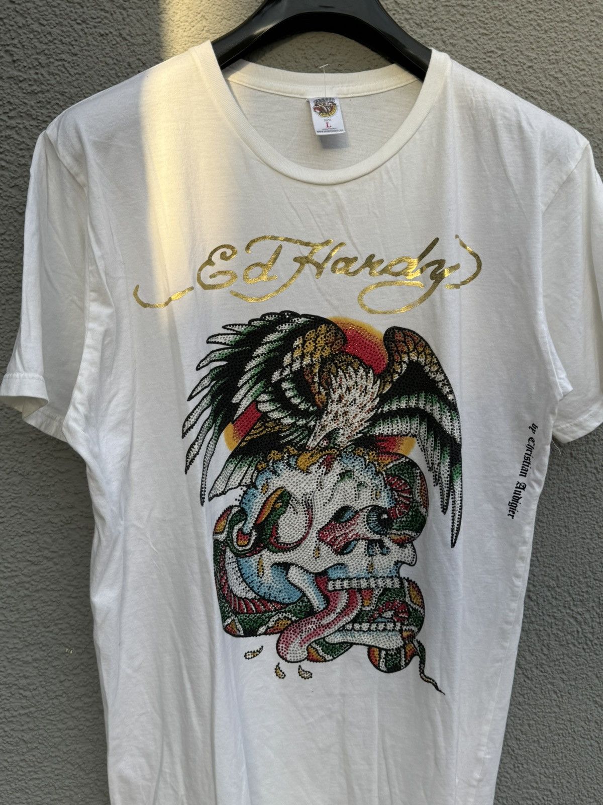 Ed Hardy × Japanese Brand Ed Hardy T-SHIRT White L Size US L / EU 52-54 / 3 - 3 Thumbnail