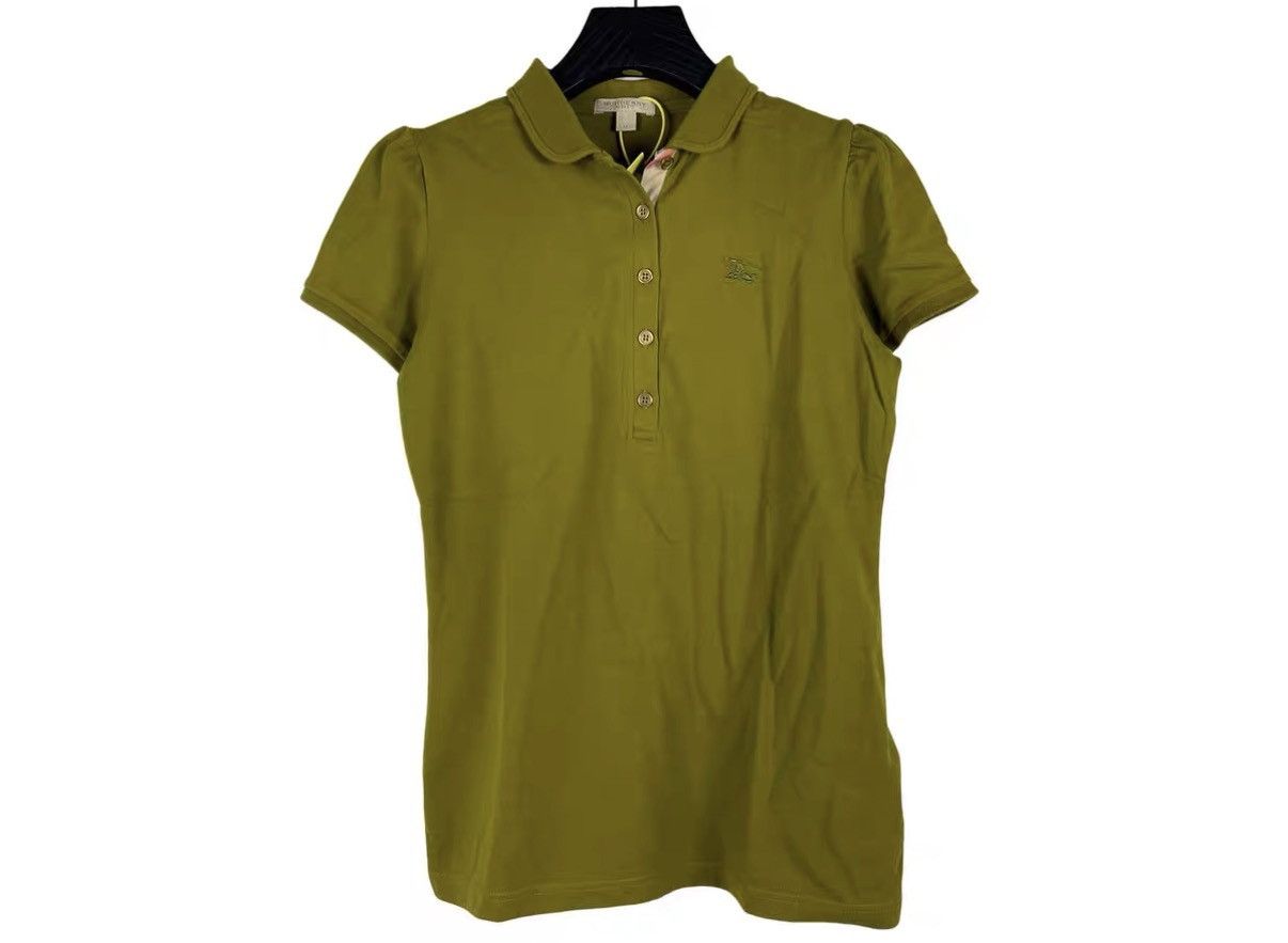 Burberry Burberry Mustard Equestrian Knight Embroidered Polo J31 Size US M / EU 48-50 / 2 - 1 Thumbnail