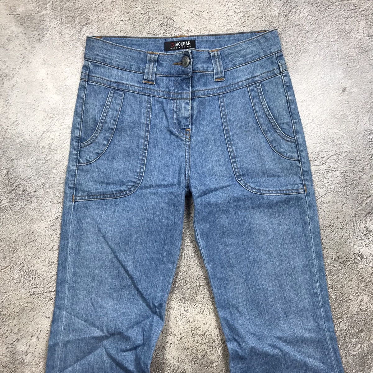 Vintage vintage y2k denim japan jeans distressed flared 90s Size 27" / US 4 / IT 40 - 3 Thumbnail