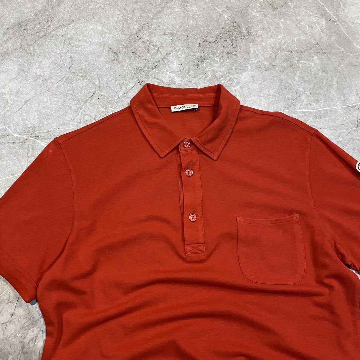 Moncler MONCLER POLO TEE MAGLIA MINI LOGO LUXURY Size US S / EU 44-46 / 1 - 3 Thumbnail