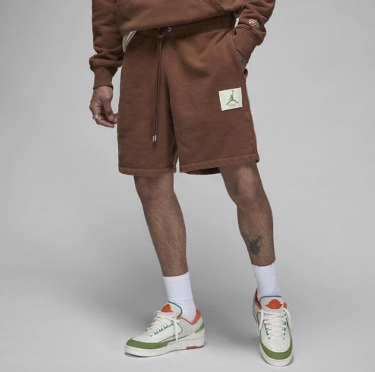 Nike Air Jordan x TITAN Brown Shorts Size US 36 / EU 52 - 1 Thumbnail